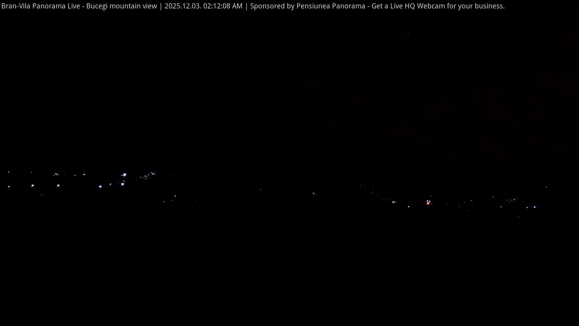 Bucegi Mountain View from Bran Live Cam - Bran,  Braşov, Romania