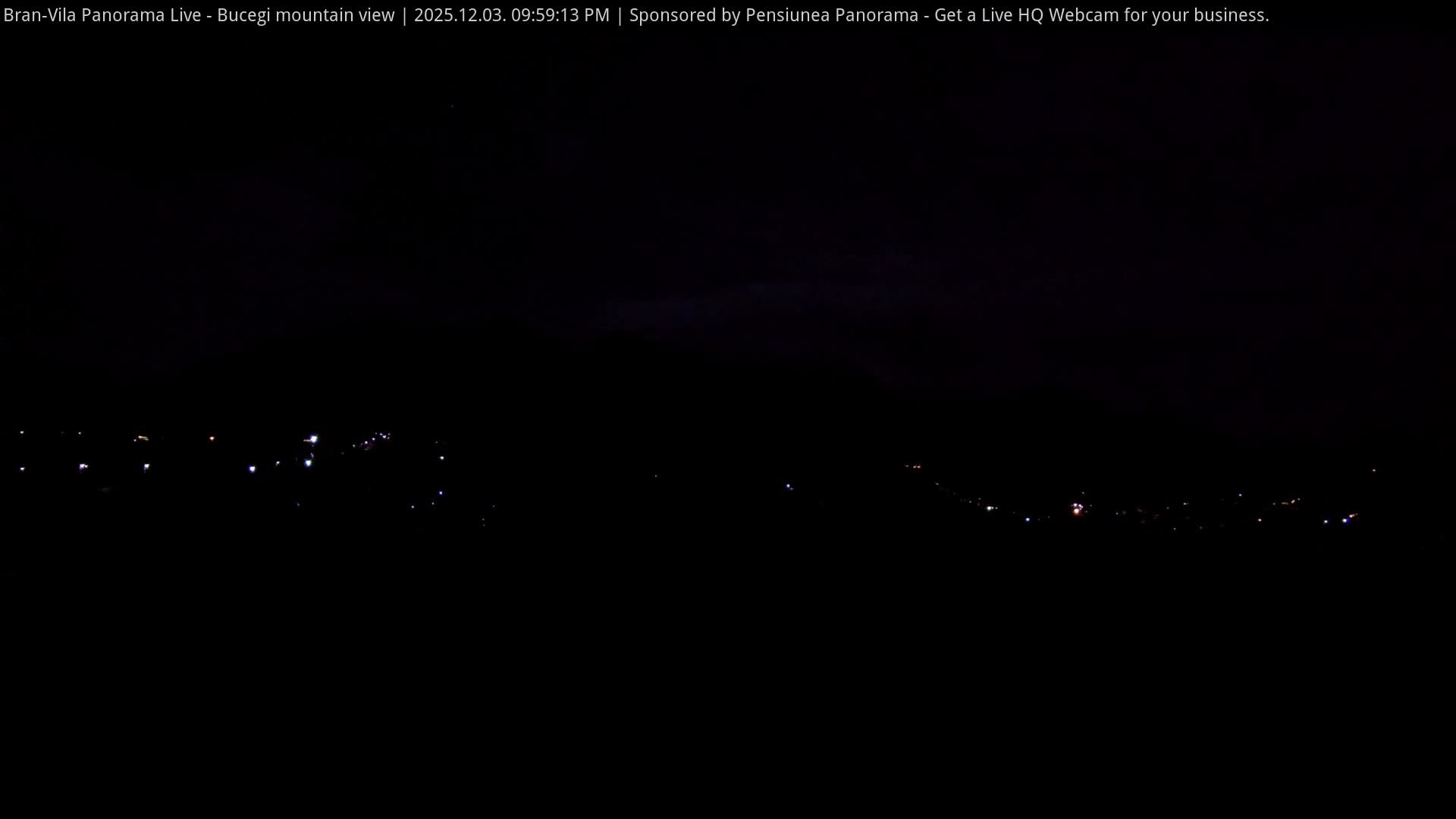 Bucegi Mountain View from Bran Live Cam - Bran,  Braşov, Romania