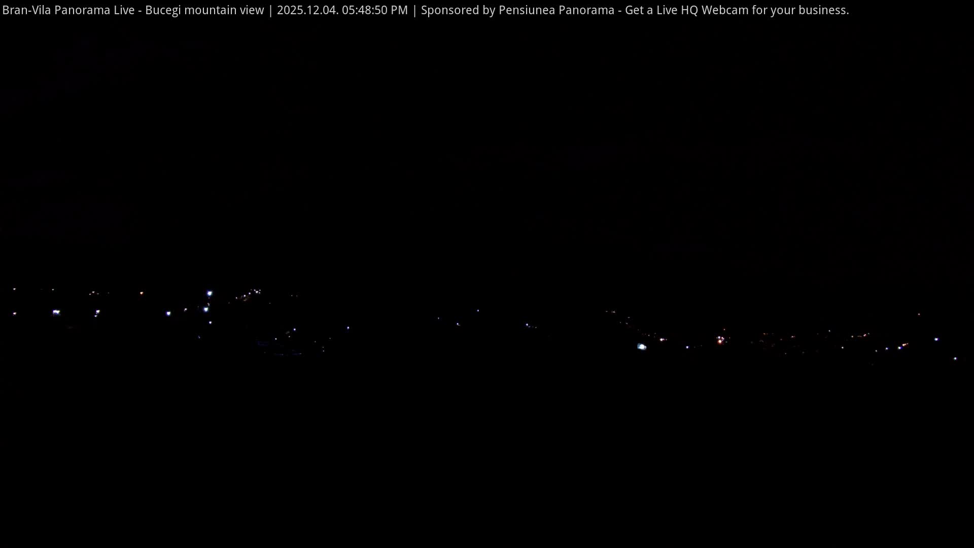 Bucegi Mountain View from Bran Live Cam - Bran,  Braşov, Romania