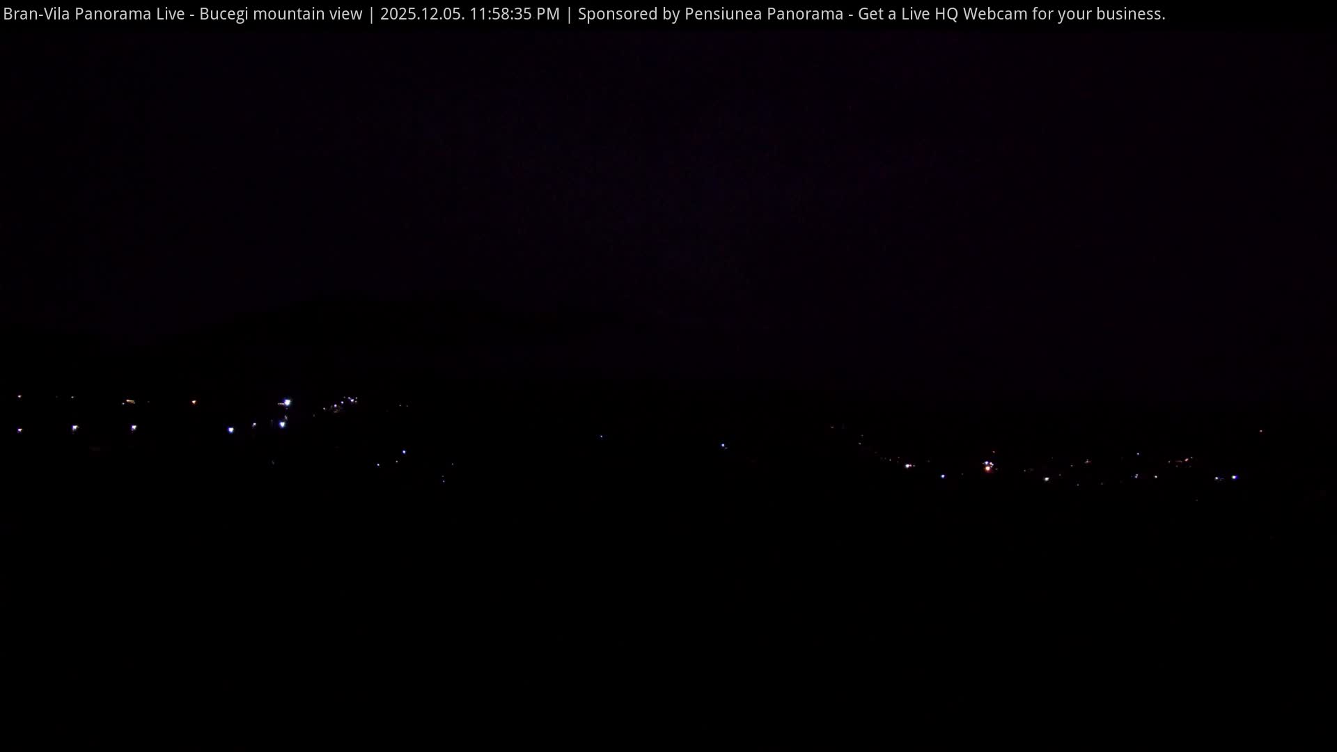 Bucegi Mountain View from Bran Live Cam - Bran,  Braşov, Romania
