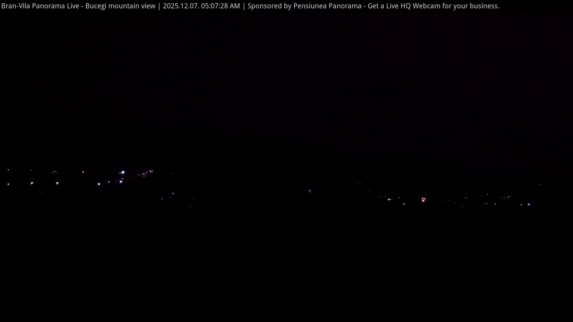 Bucegi Mountain View from Bran Live Cam - Bran,  Braşov, Romania