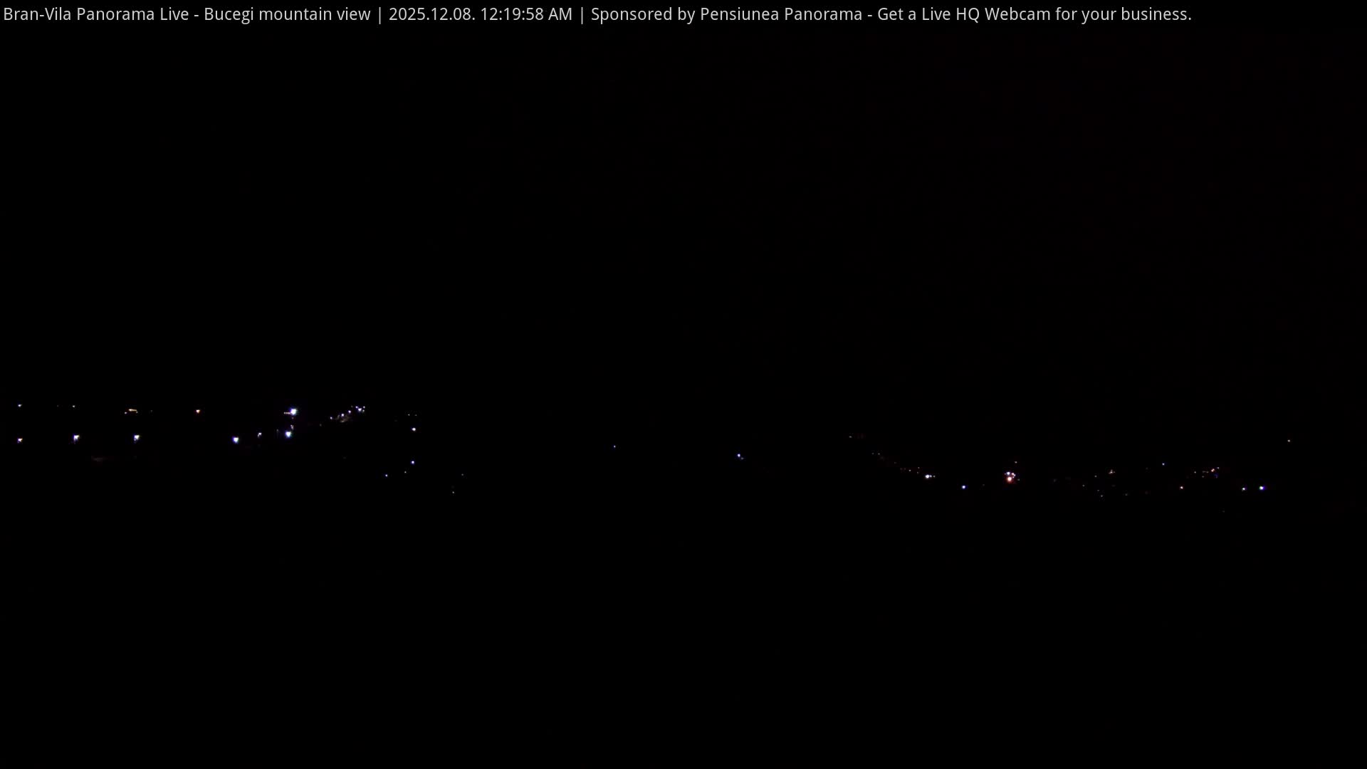 Bucegi Mountain View from Bran Live Cam - Bran,  Braşov, Romania
