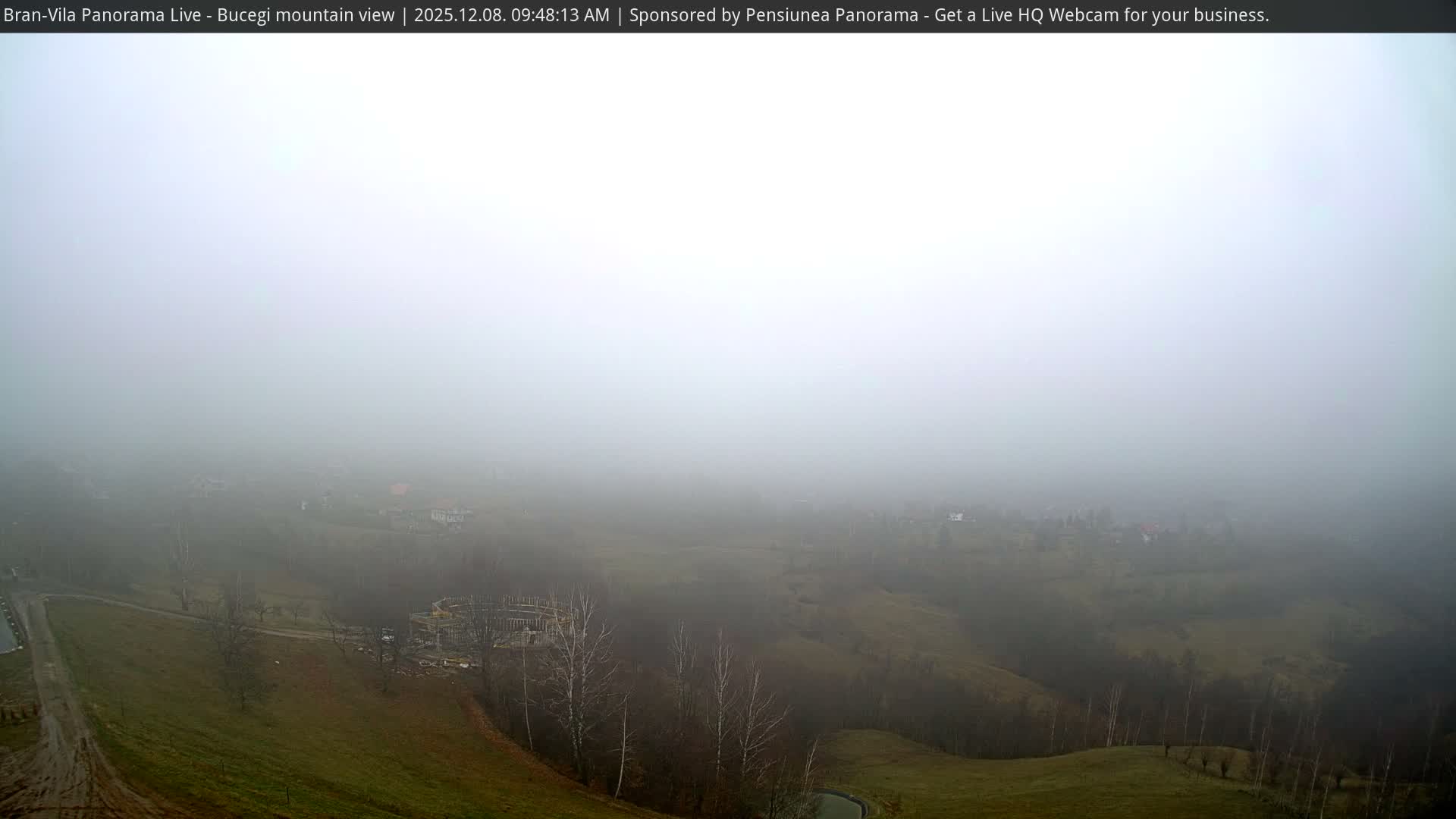 Bucegi Mountain View from Bran Live Cam - Bran,  Braşov, Romania