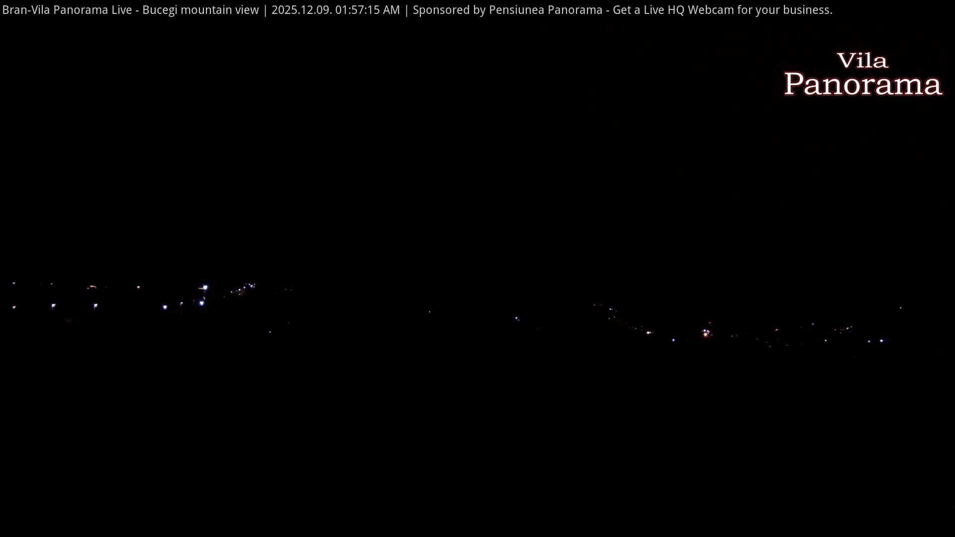Bucegi Mountain View from Bran Live Cam - Bran,  Braşov, Romania