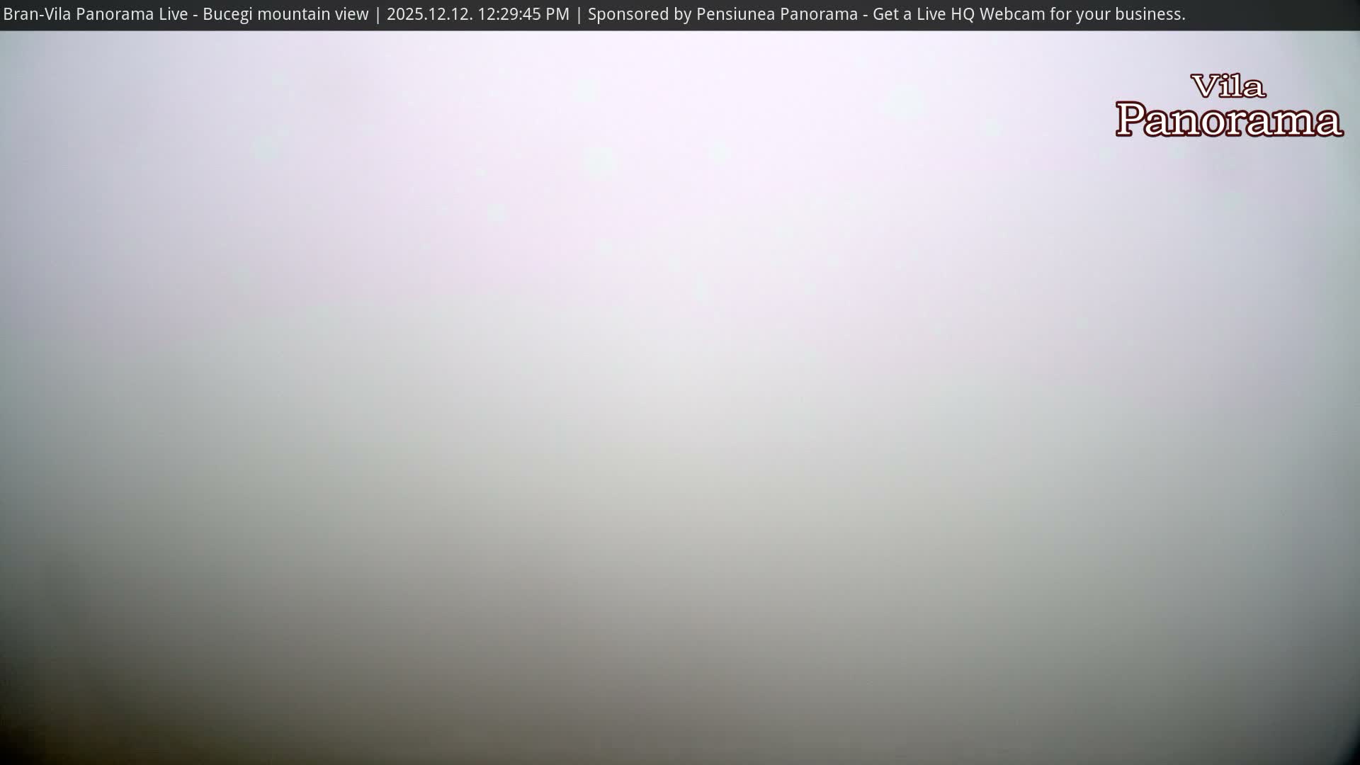 Bucegi Mountain View from Bran Live Cam - Bran,  Braşov, Romania