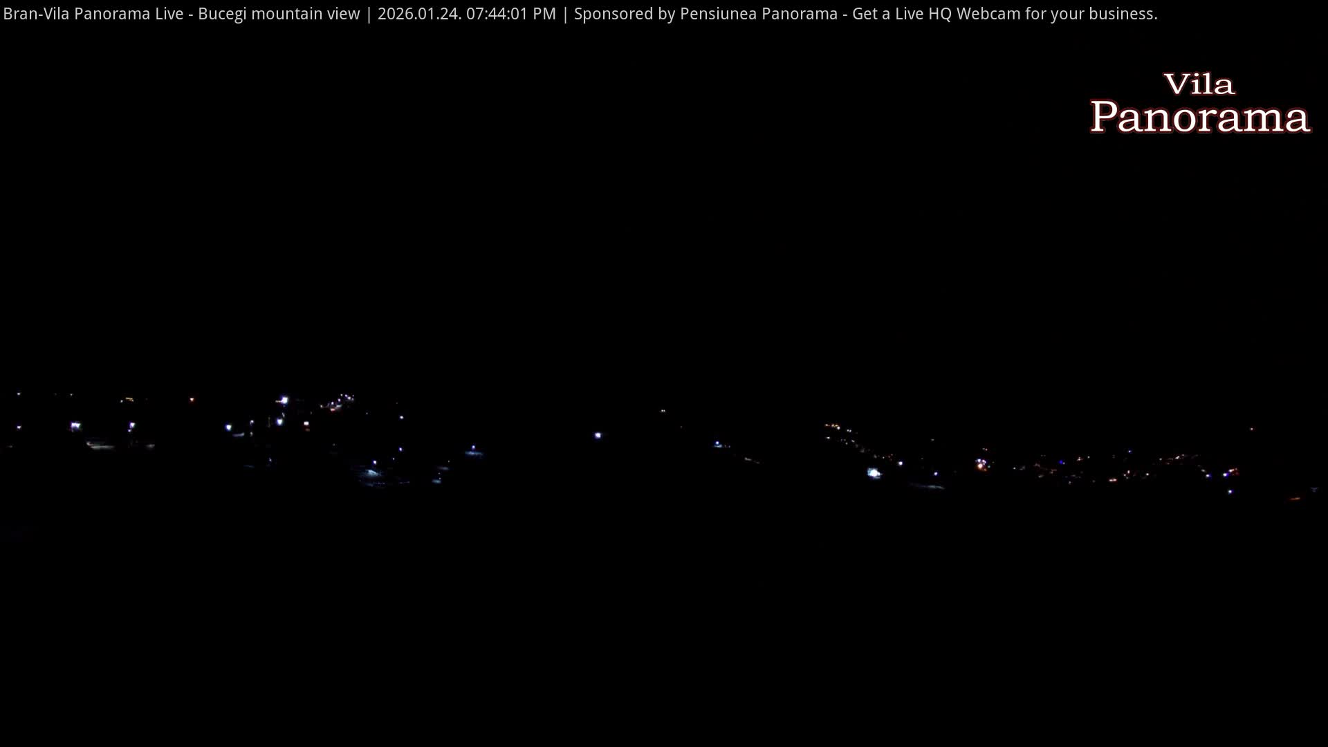 Bucegi Mountain View from Bran Live Cam - Bran,  Braşov, Romania