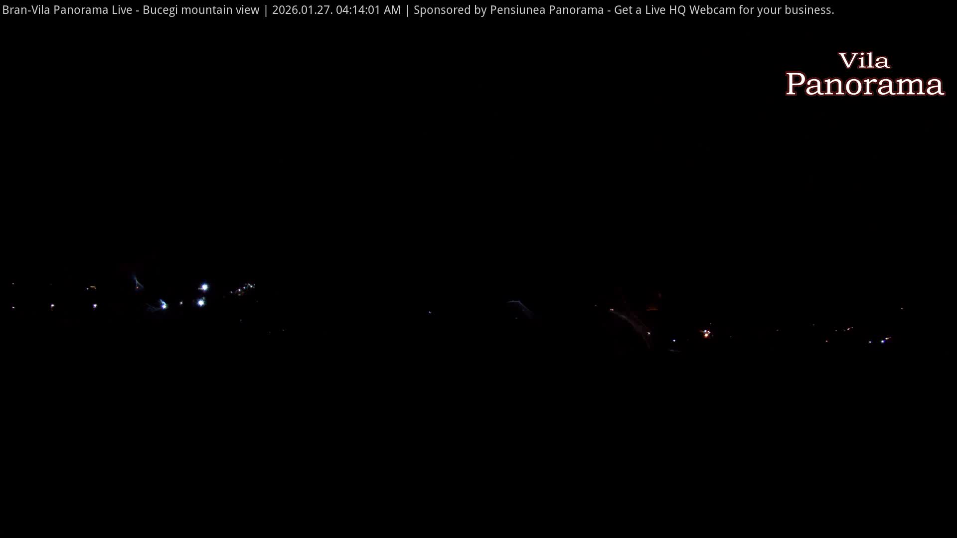 Bucegi Mountain View from Bran Live Cam - Bran,  Braşov, Romania