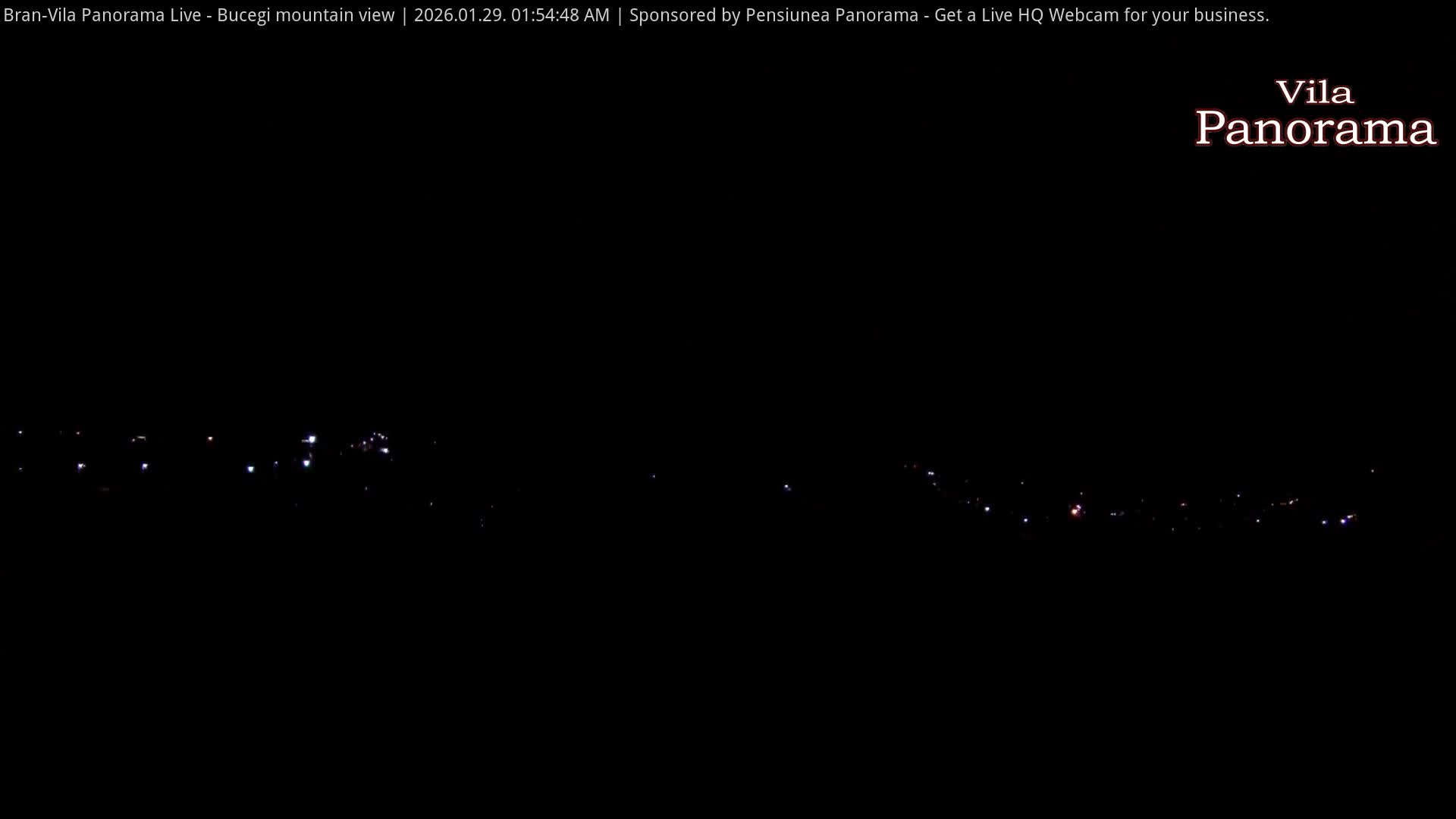 Bucegi Mountain View from Bran Live Cam - Bran,  Braşov, Romania