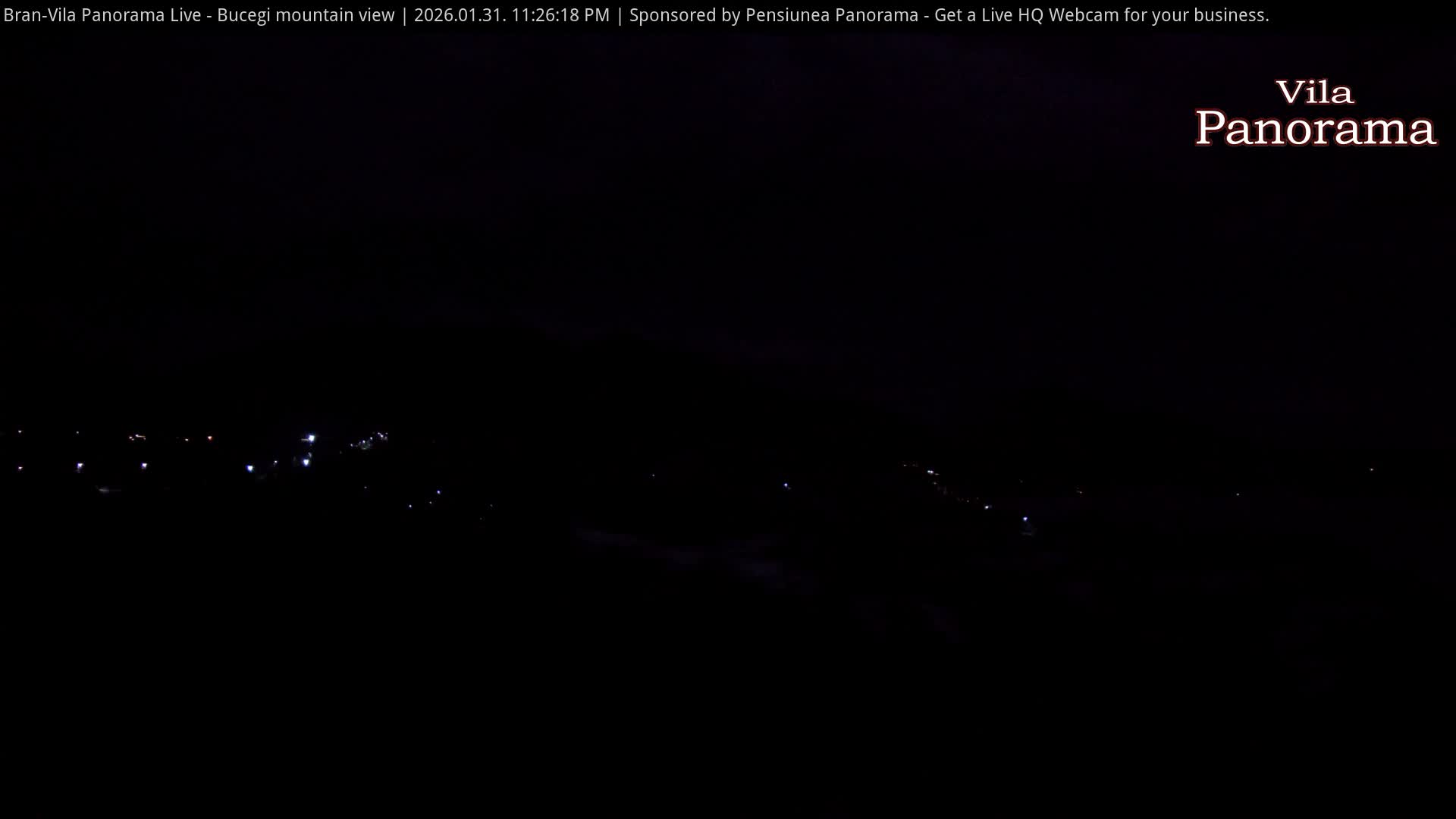 Bucegi Mountain View from Bran Live Cam - Bran,  Braşov, Romania