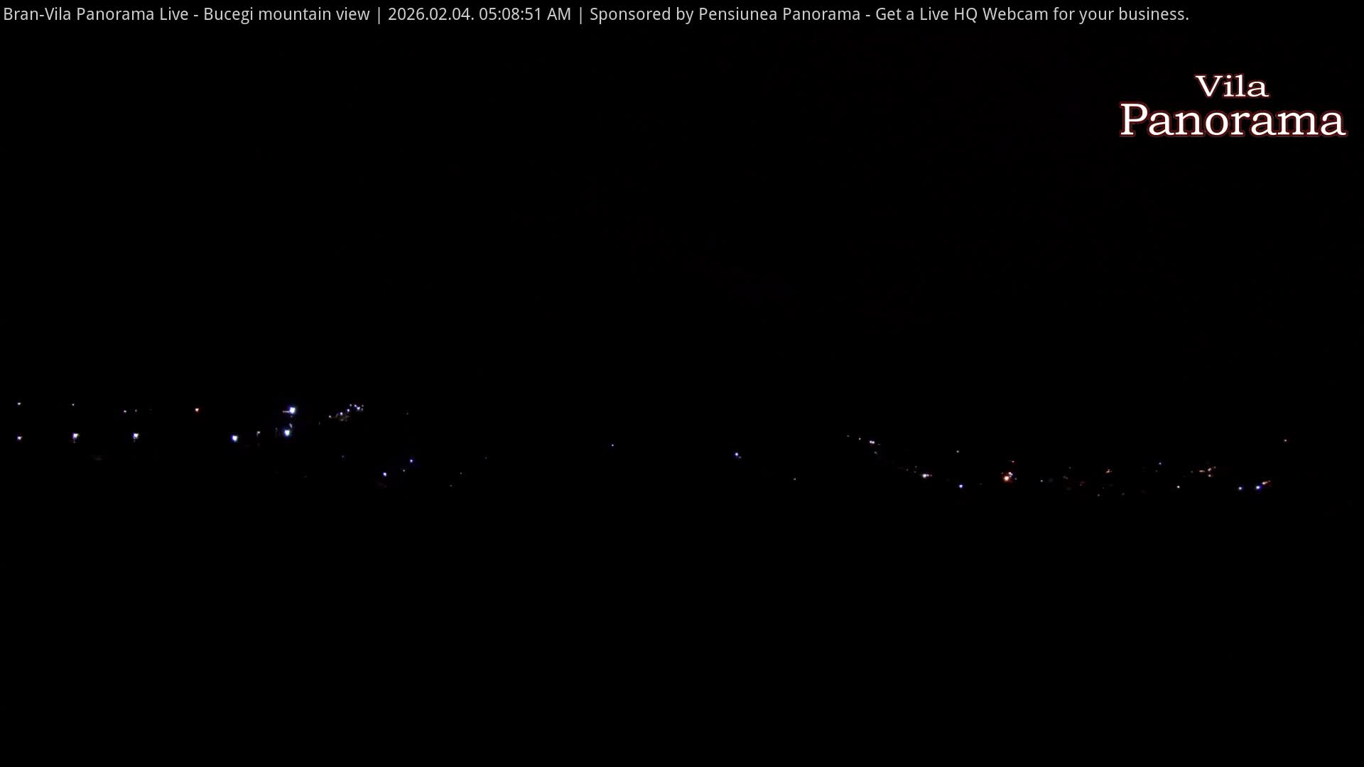 Bucegi Mountain View from Bran Live Cam - Bran,  Braşov, Romania