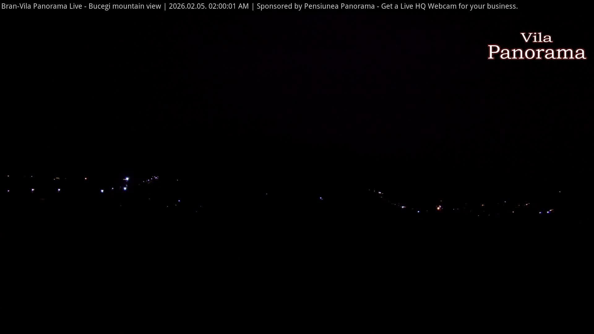 Bucegi Mountain View from Bran Live Cam - Bran,  Braşov, Romania