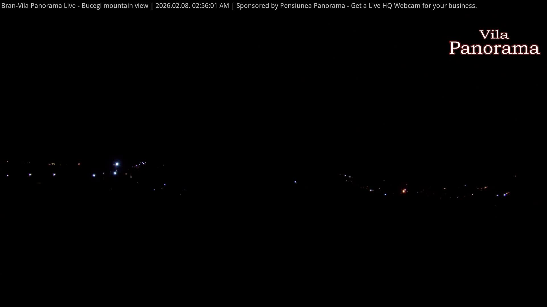 Bucegi Mountain View from Bran Live Cam - Bran,  Braşov, Romania