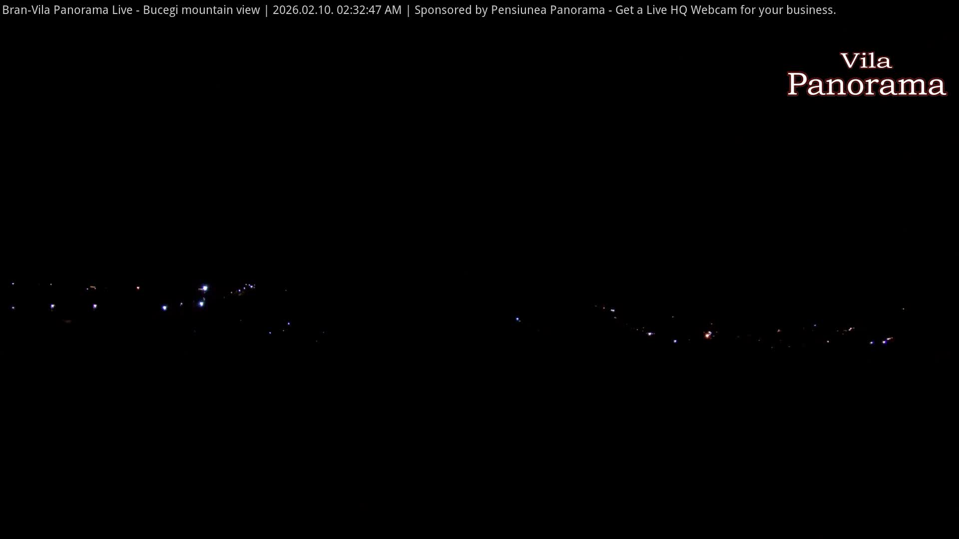 Bucegi Mountain View from Bran Live Cam - Bran,  Braşov, Romania