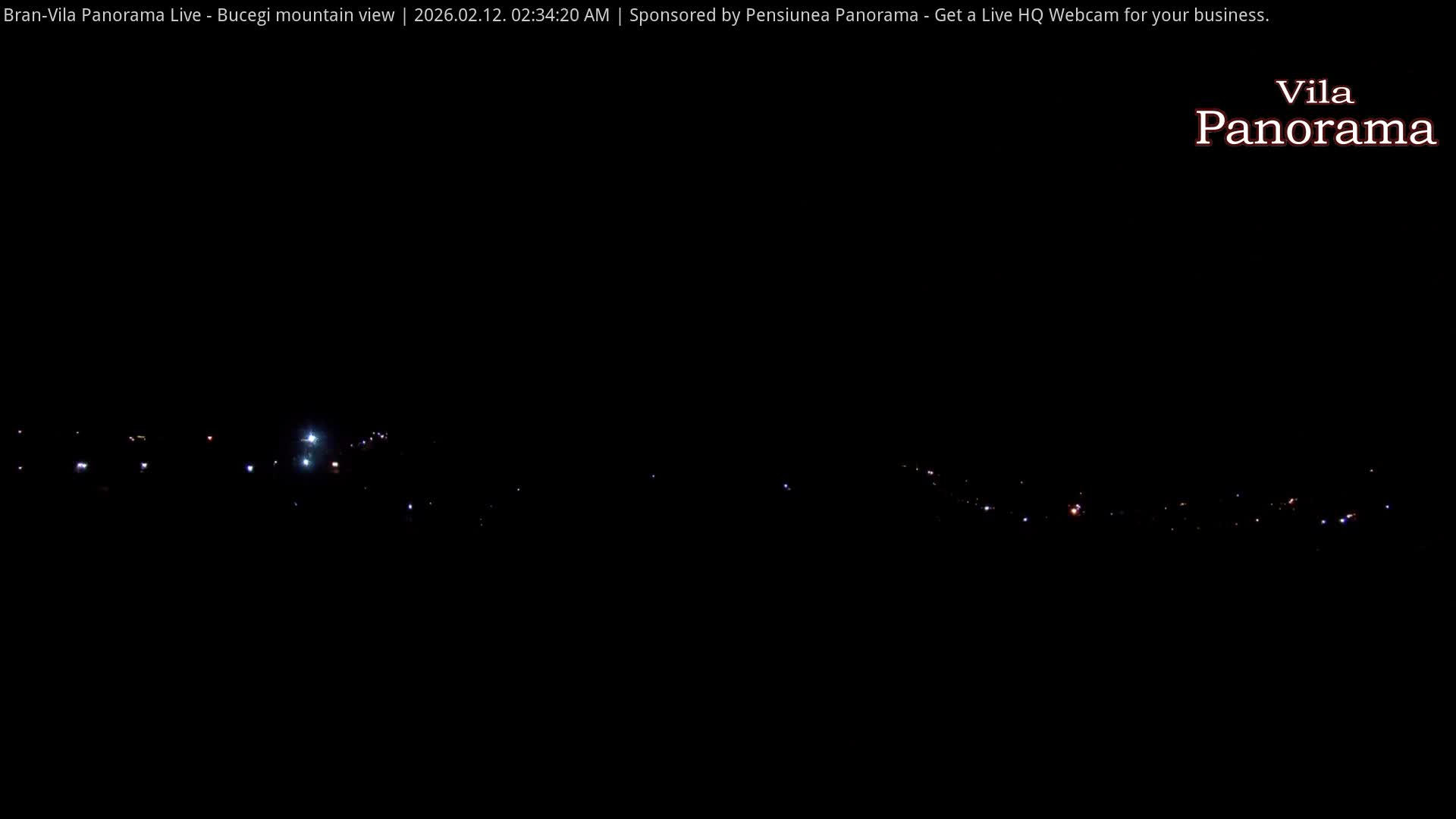 Bucegi Mountain View from Bran Live Cam - Bran,  Braşov, Romania