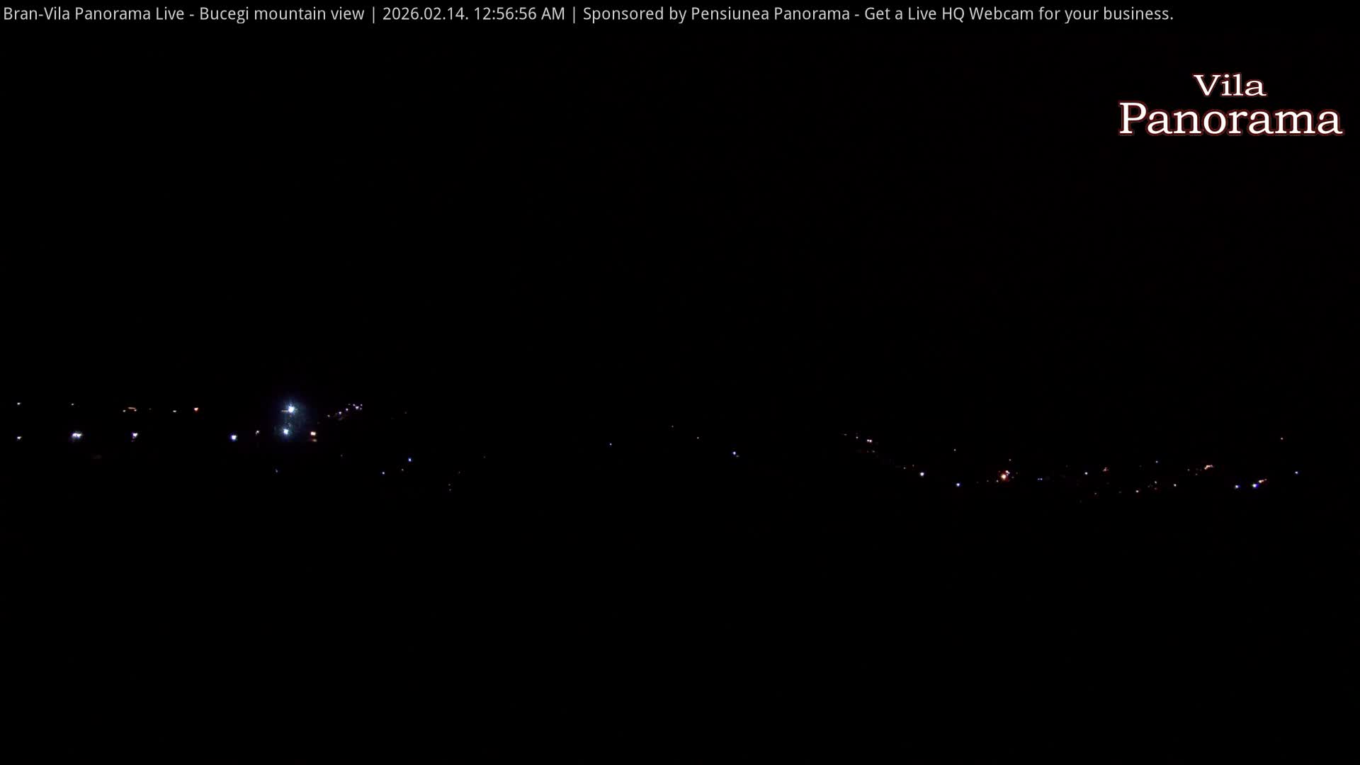 Bucegi Mountain View from Bran Live Cam - Bran,  Braşov, Romania