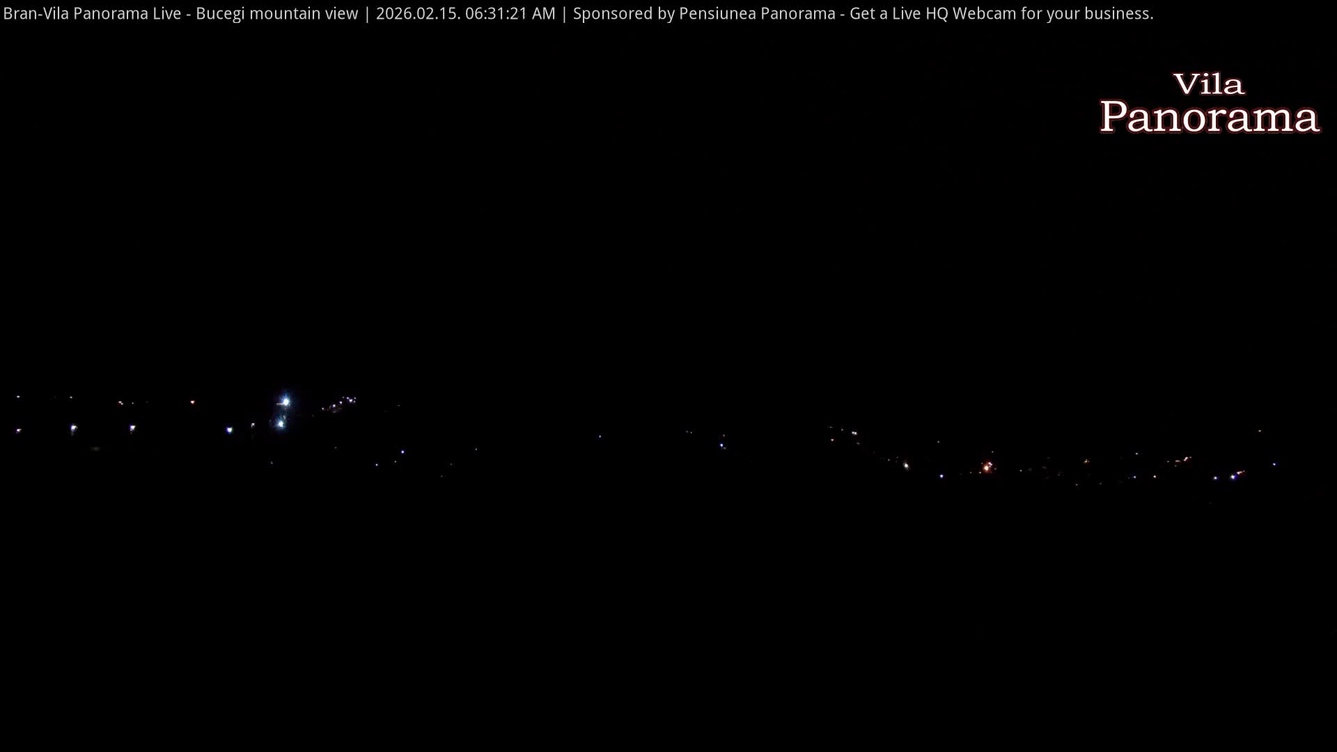 Bucegi Mountain View from Bran Live Cam - Bran,  Braşov, Romania