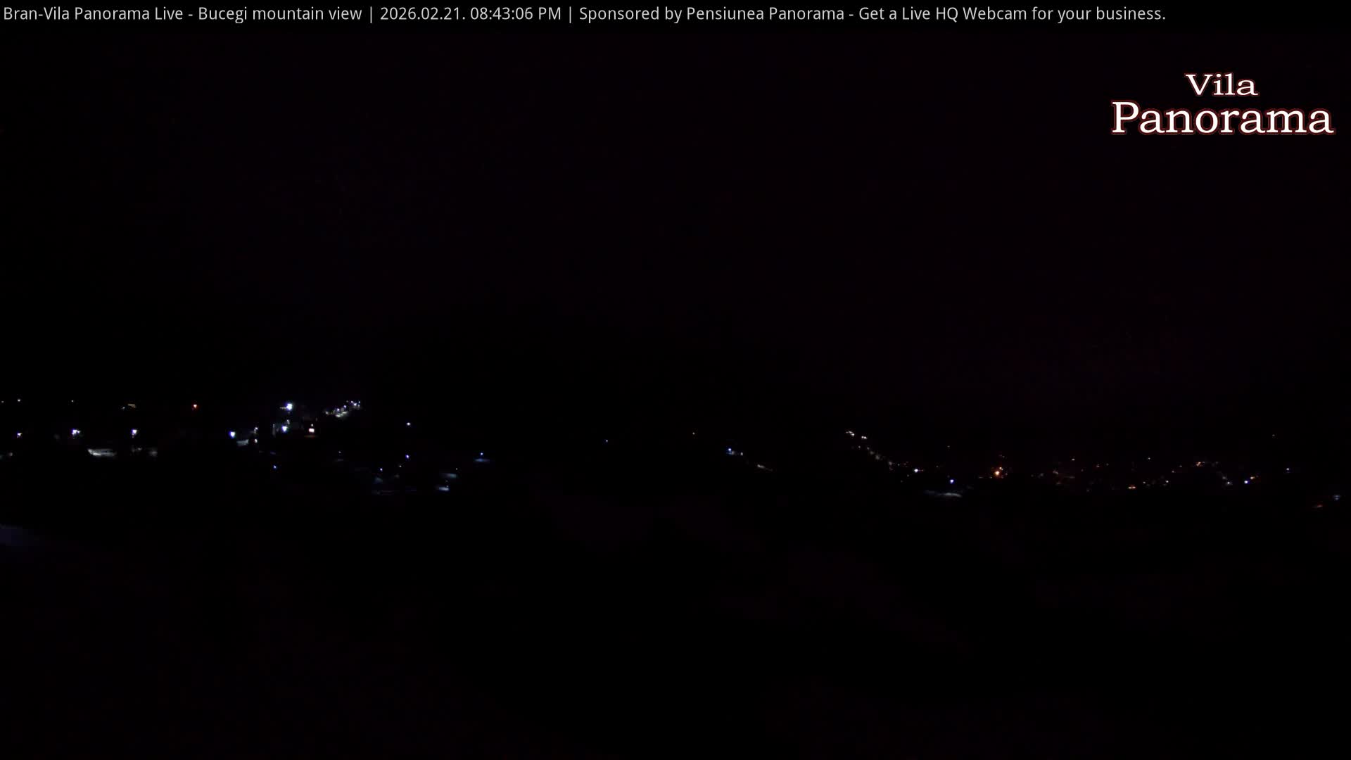 Bucegi Mountain View from Bran Live Cam - Bran,  Braşov, Romania