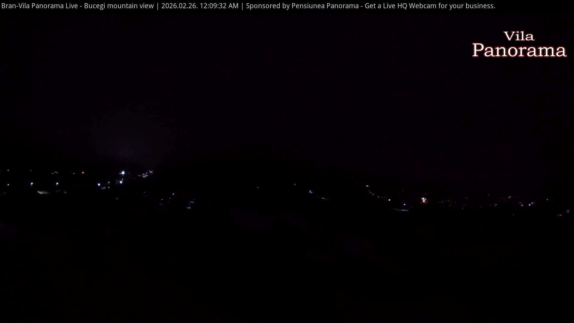 Bucegi Mountain View from Bran Live Cam - Bran,  Braşov, Romania