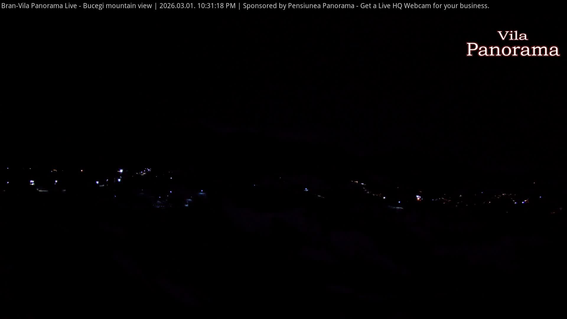 Bucegi Mountain View from Bran Live Cam - Bran,  Braşov, Romania
