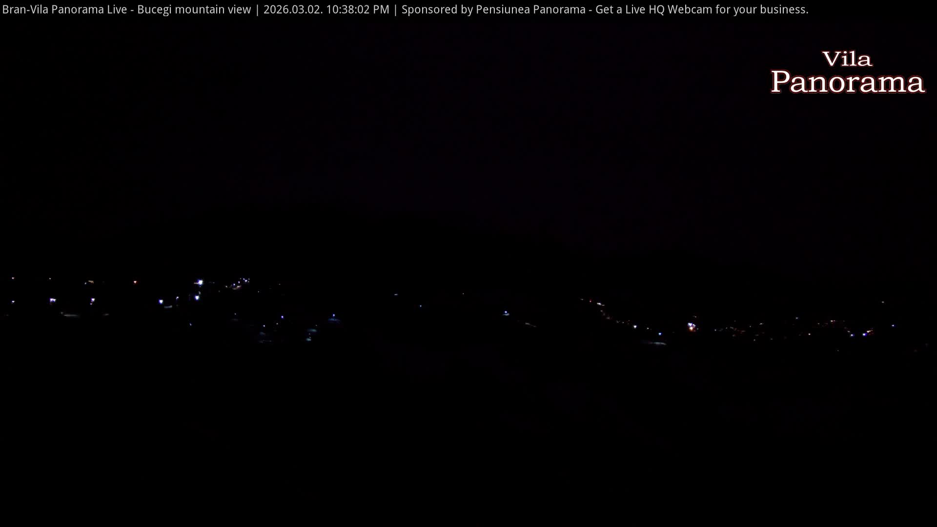 Bucegi Mountain View from Bran Live Cam - Bran,  Braşov, Romania
