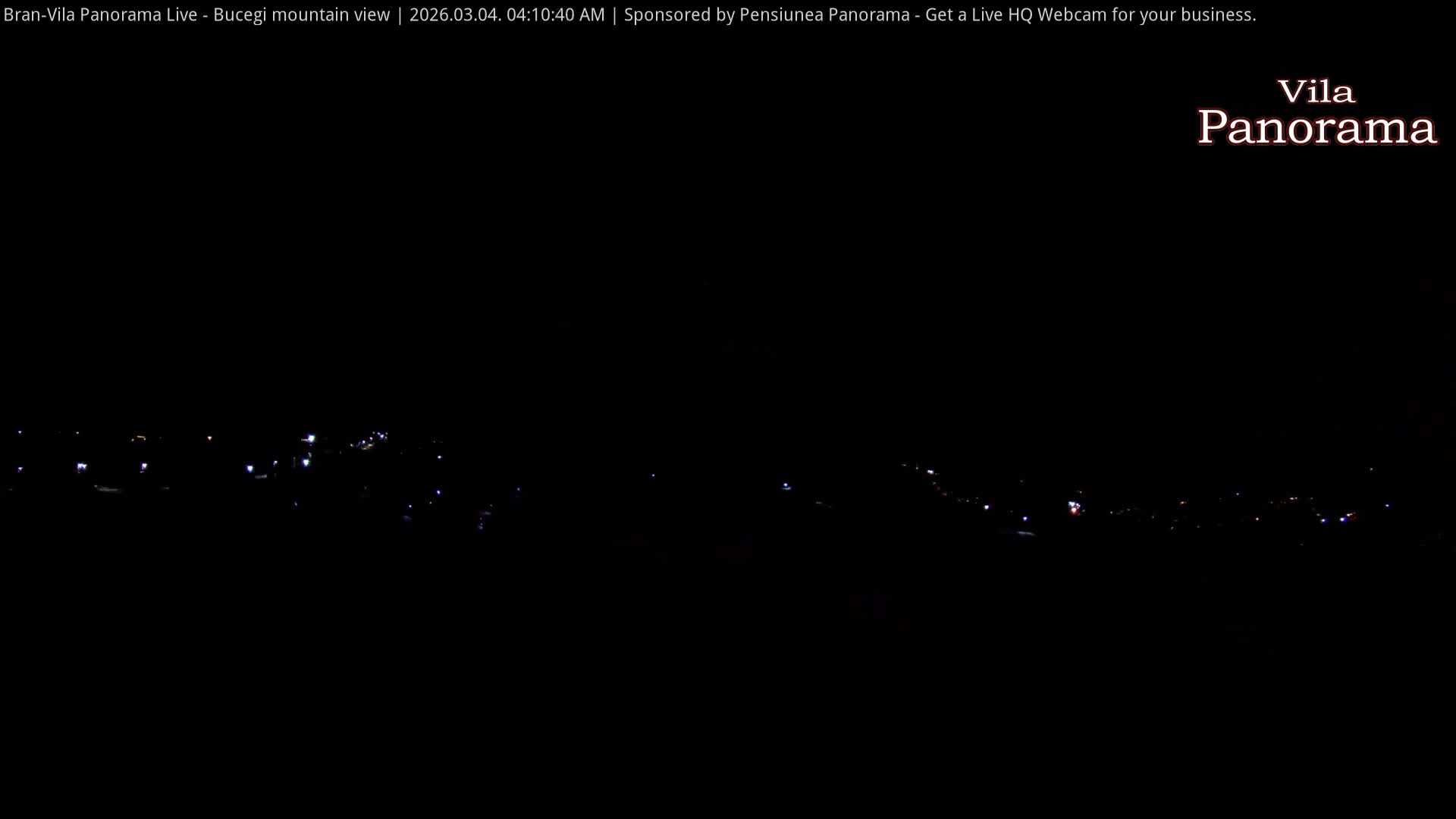 Bucegi Mountain View from Bran Live Cam - Bran,  Braşov, Romania