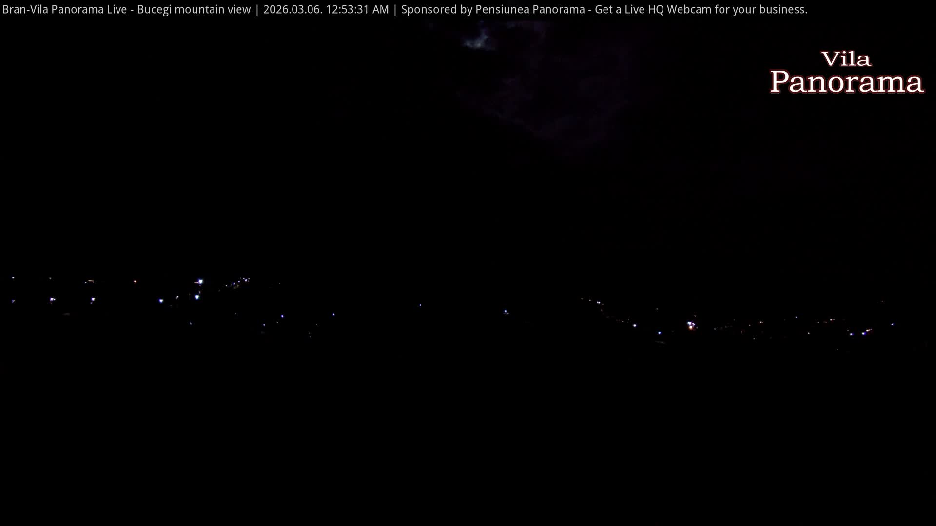 Bucegi Mountain View from Bran Live Cam - Bran,  Braşov, Romania