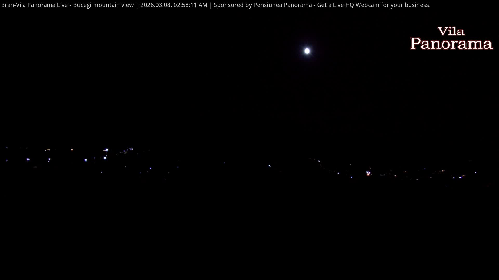 Bucegi Mountain View from Bran Live Cam - Bran,  Braşov, Romania