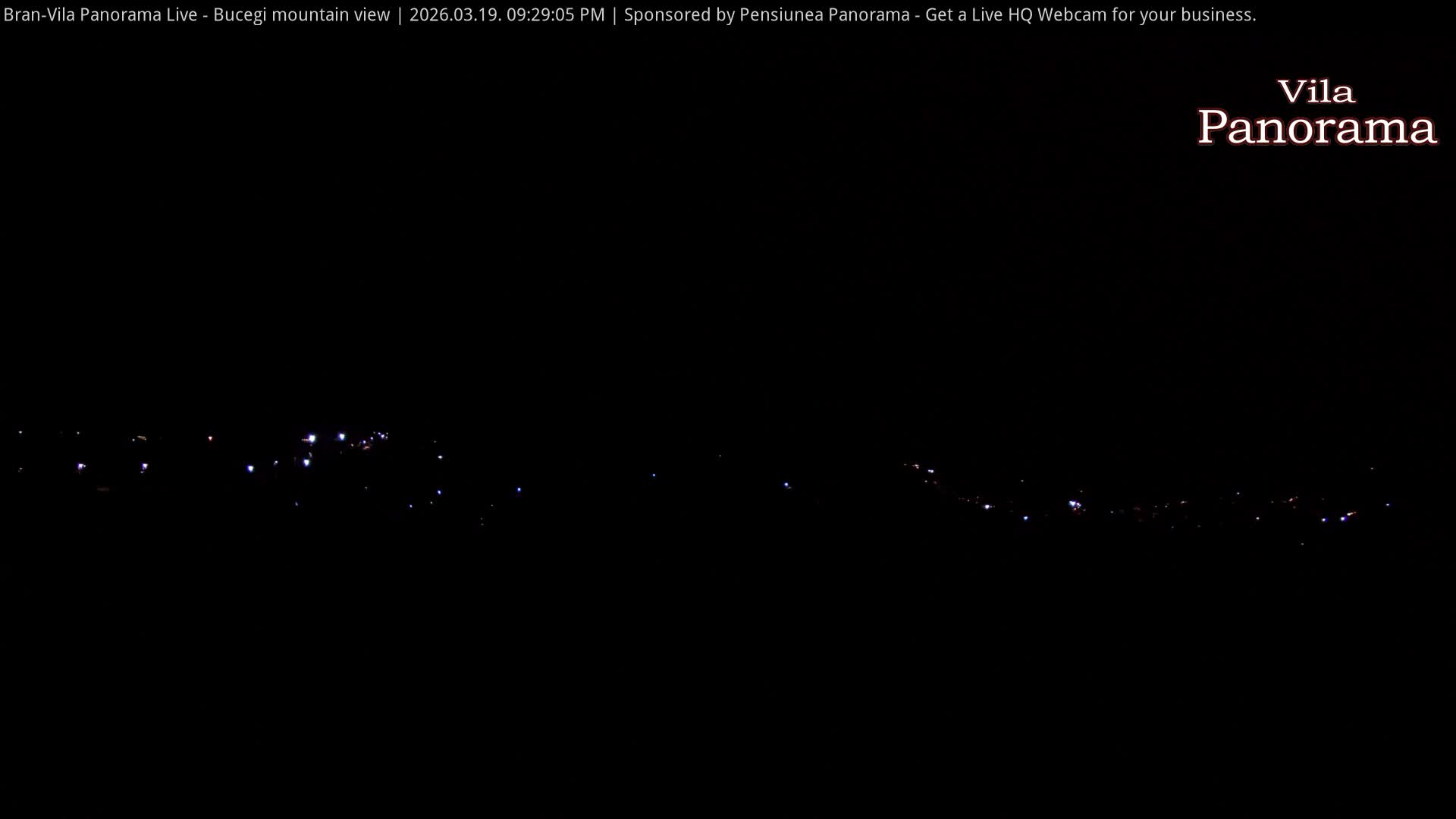 Bucegi Mountain View from Bran Live Cam - Bran,  Braşov, Romania