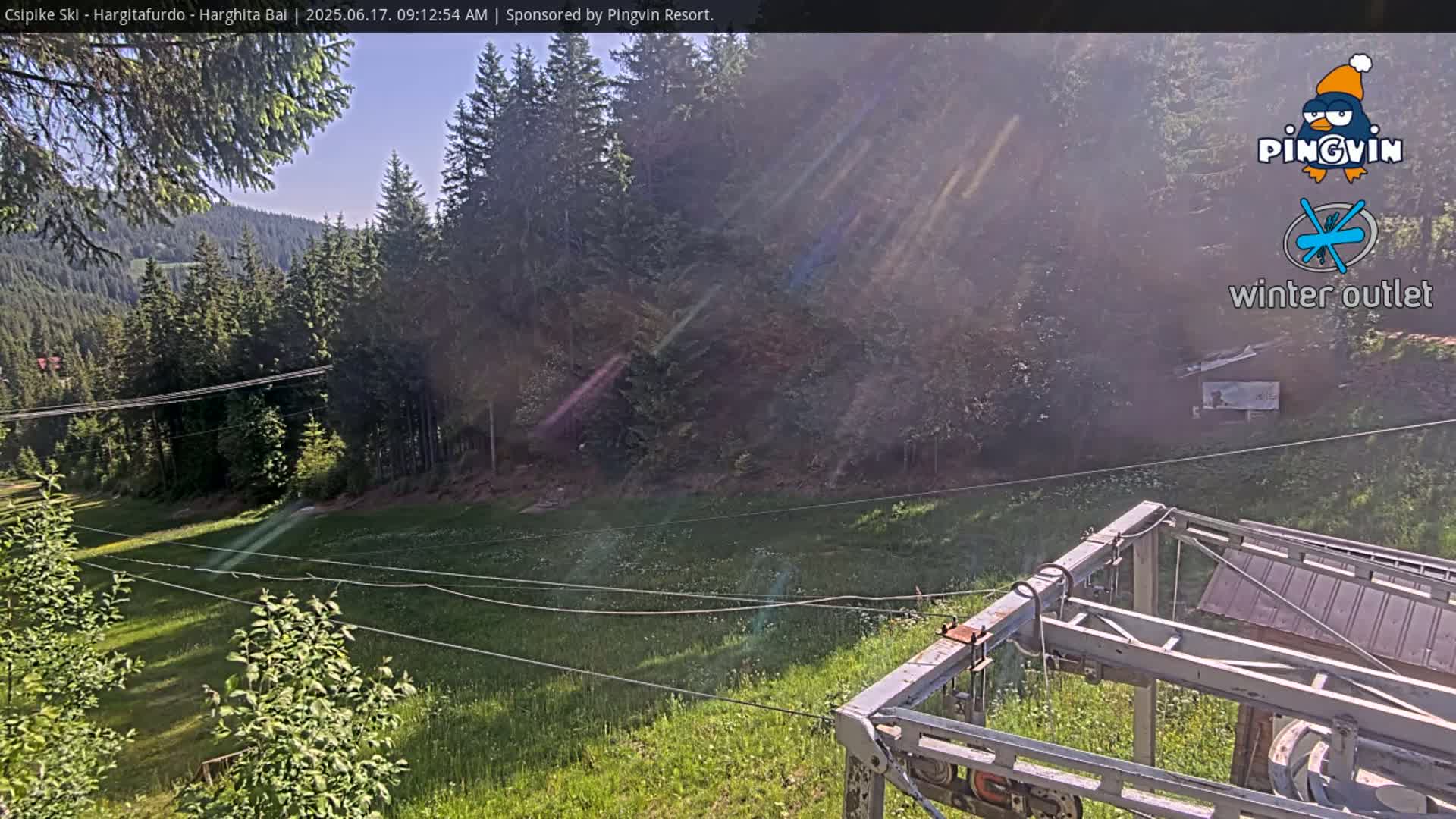 Harghita Băi, Hargitafurdo Ski Slope & Charlift Live Cam - Miercurea Ciuc, Harghita, Romania