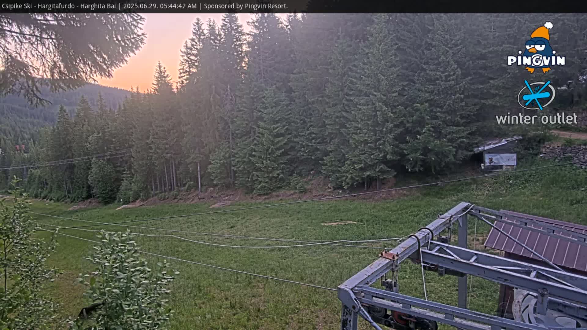 Harghita Băi, Hargitafurdo Ski Slope & Charlift Live Cam - Miercurea Ciuc, Harghita, Romania