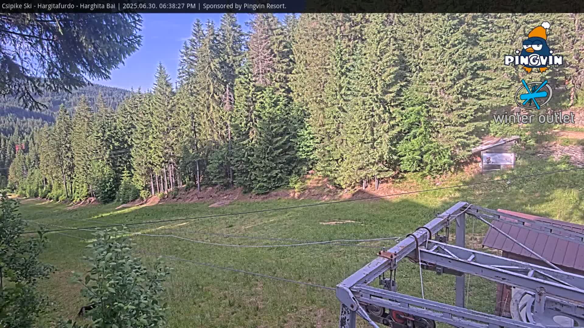 Harghita Băi, Hargitafurdo Ski Slope & Charlift Live Cam - Miercurea Ciuc, Harghita, Romania