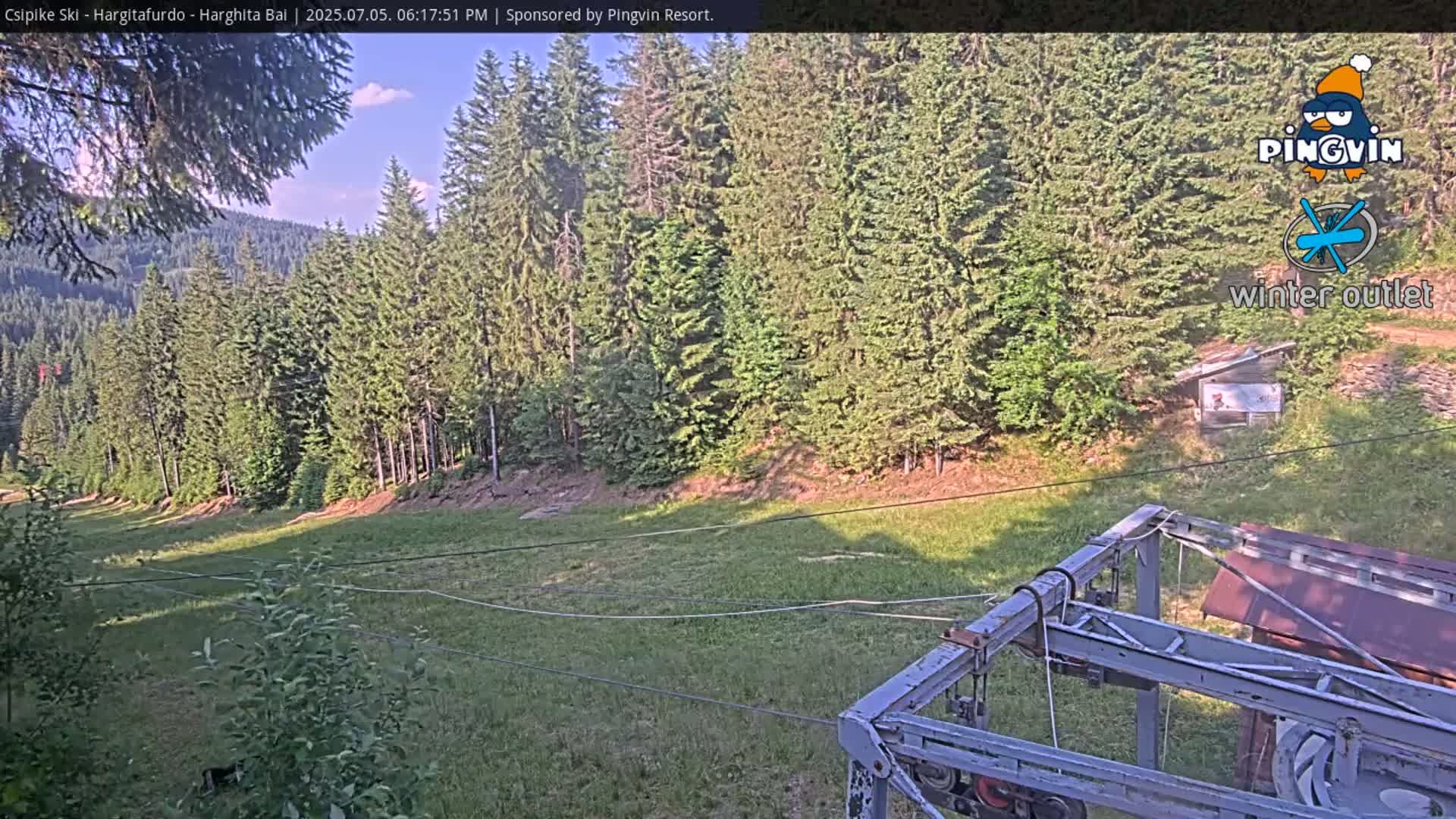 Harghita Băi, Hargitafurdo Ski Slope & Charlift Live Cam - Miercurea Ciuc, Harghita, Romania