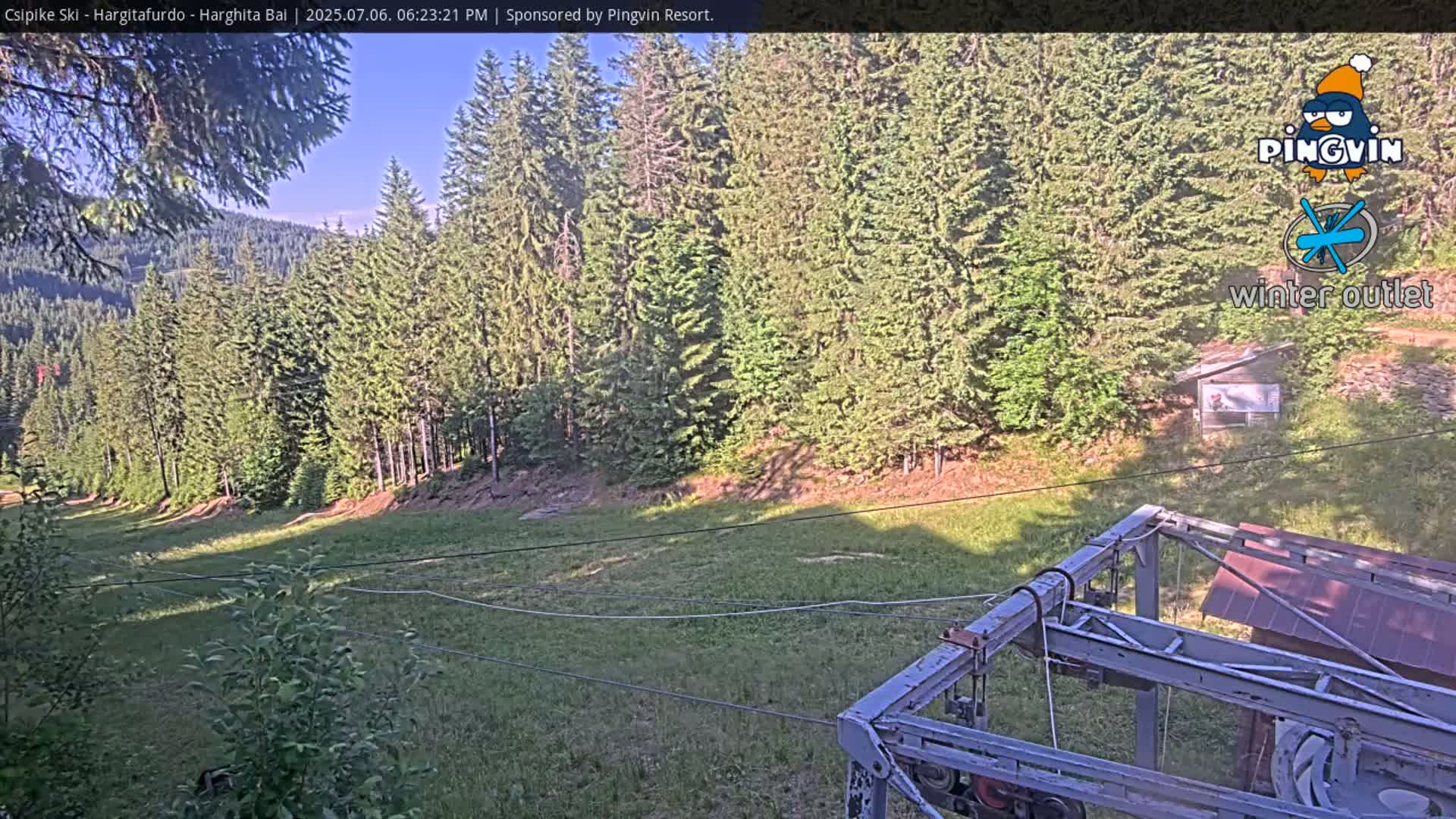 Harghita Băi, Hargitafurdo Ski Slope & Charlift Live Cam - Miercurea Ciuc, Harghita, Romania