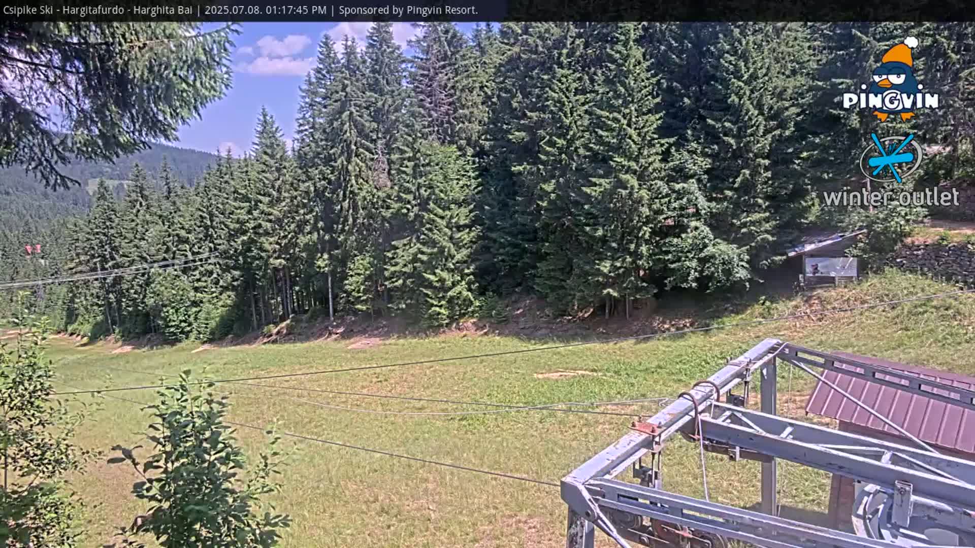 Harghita Băi, Hargitafurdo Ski Slope & Charlift Live Cam - Miercurea Ciuc, Harghita, Romania