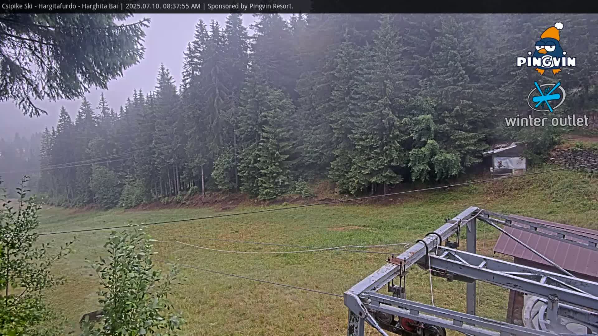 Harghita Băi, Hargitafurdo Ski Slope & Charlift Live Cam - Miercurea Ciuc, Harghita, Romania
