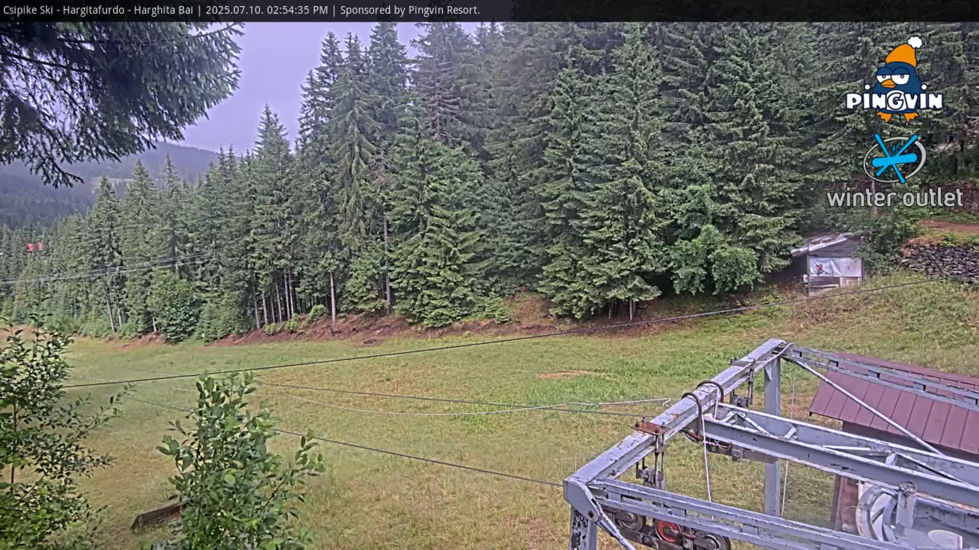 Harghita Băi, Hargitafurdo Ski Slope & Charlift Live Cam - Miercurea Ciuc, Harghita, Romania