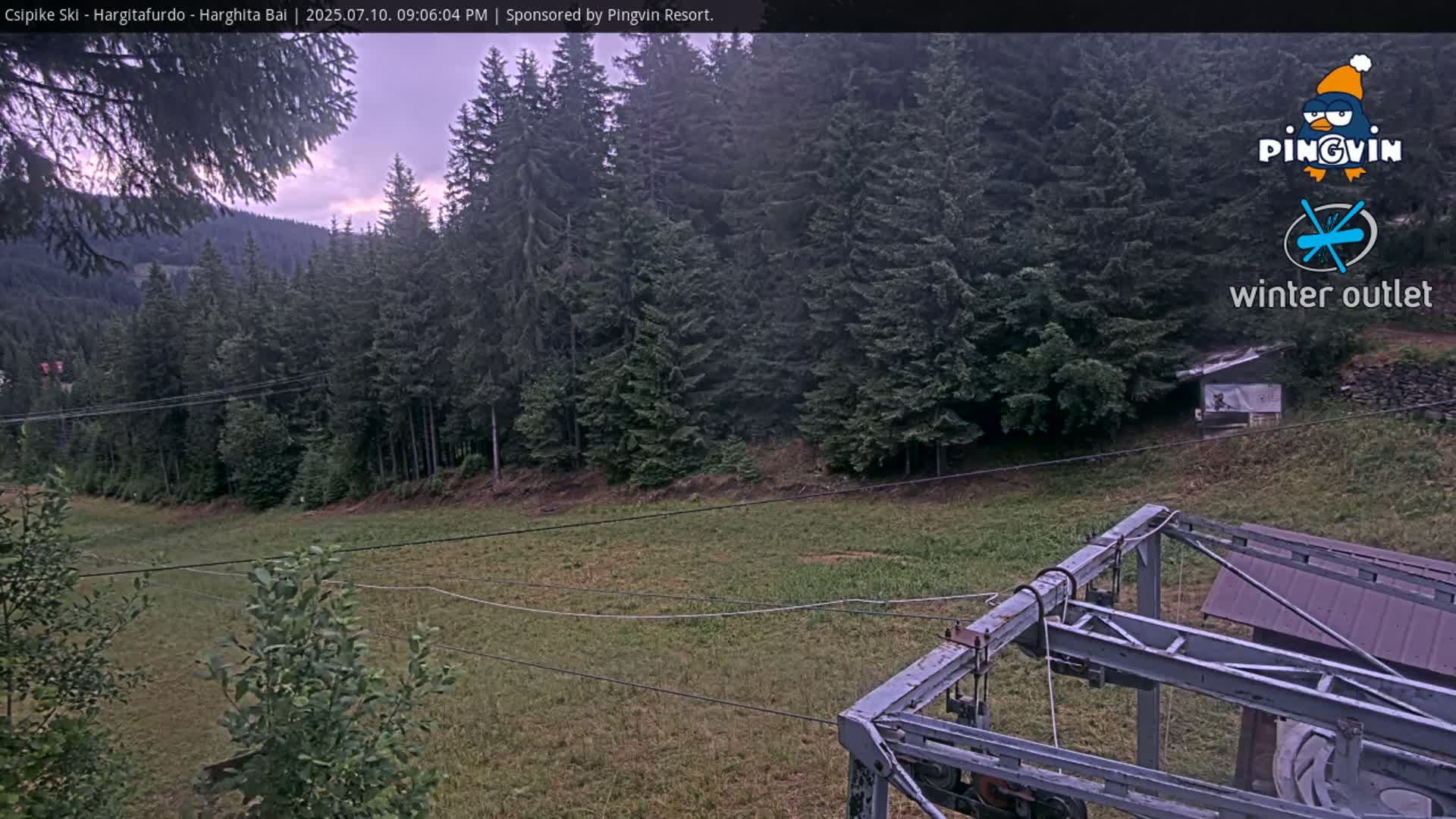 Harghita Băi, Hargitafurdo Ski Slope & Charlift Live Cam - Miercurea Ciuc, Harghita, Romania