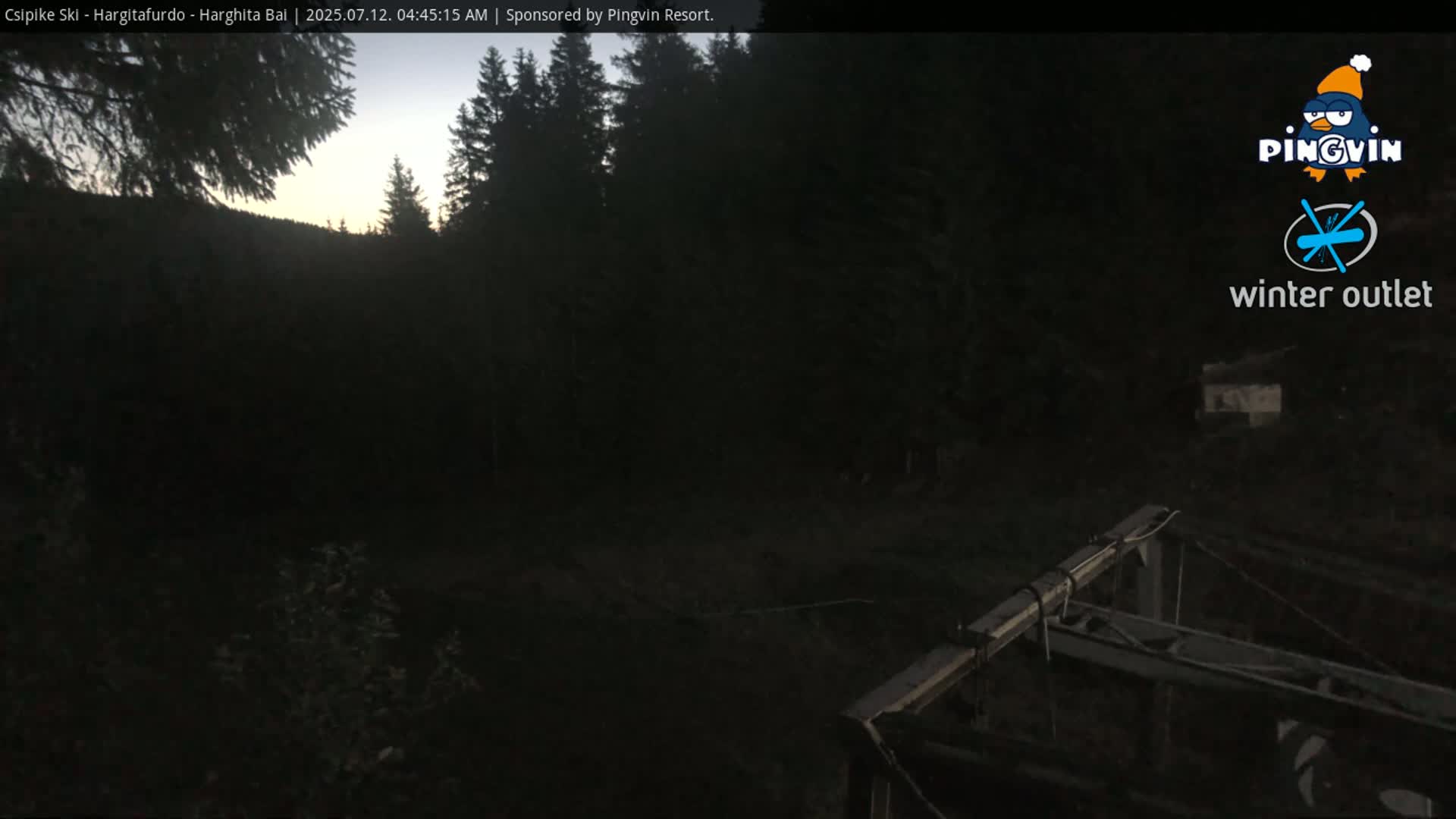 Harghita Băi, Hargitafurdo Ski Slope & Charlift Live Cam - Miercurea Ciuc, Harghita, Romania