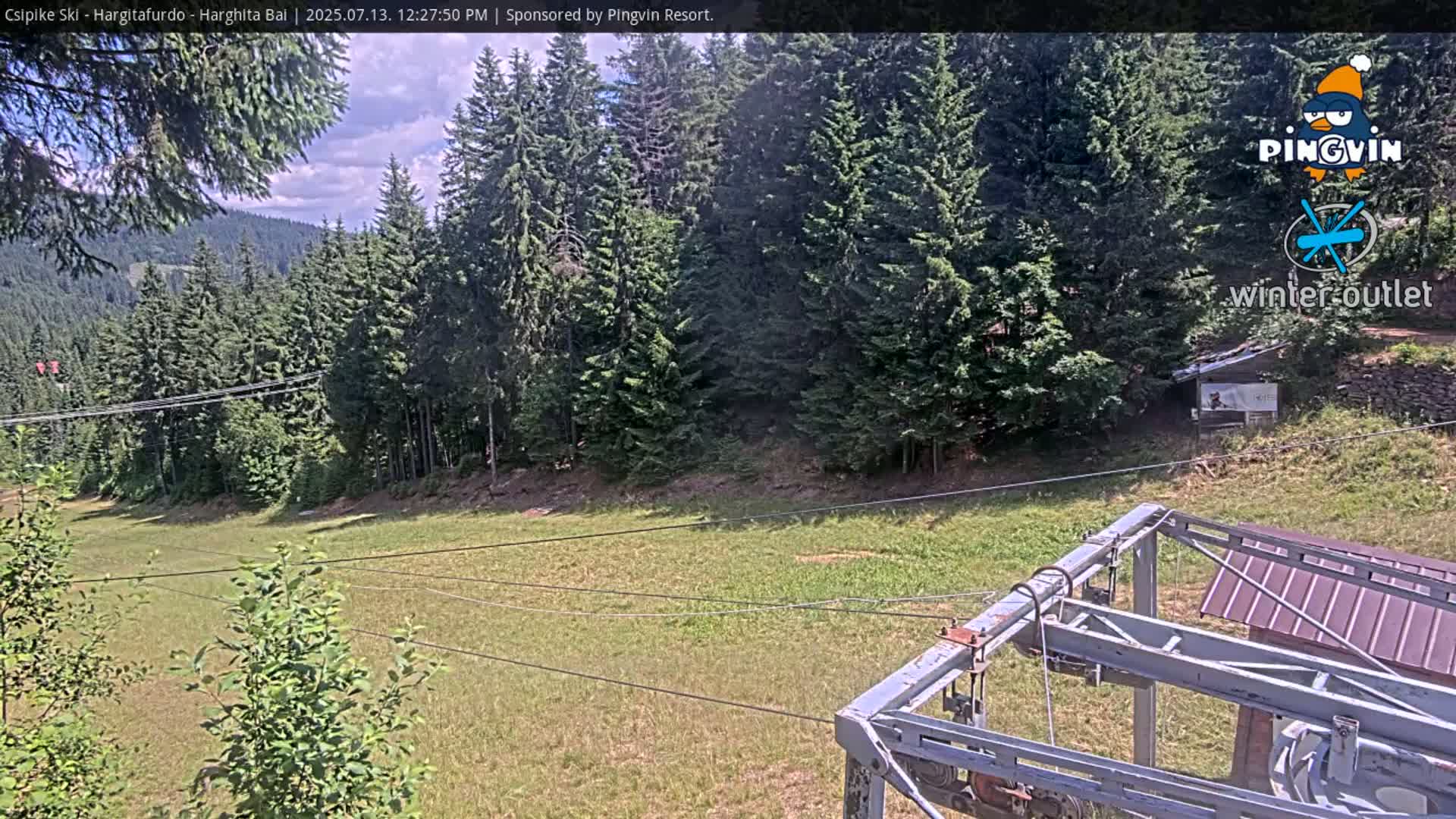 Harghita Băi, Hargitafurdo Ski Slope & Charlift Live Cam - Miercurea Ciuc, Harghita, Romania