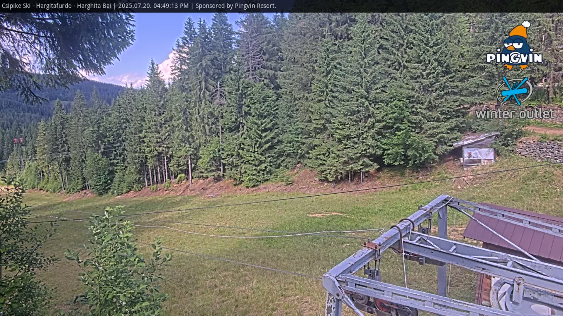 Harghita Băi, Hargitafurdo Ski Slope & Charlift Live Cam - Miercurea Ciuc, Harghita, Romania