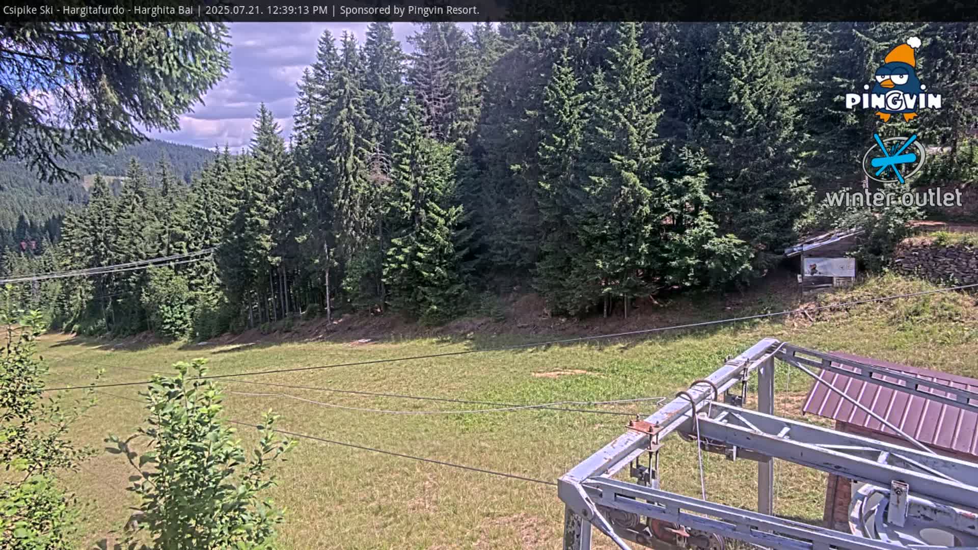 Harghita Băi, Hargitafurdo Ski Slope & Charlift Live Cam - Miercurea Ciuc, Harghita, Romania