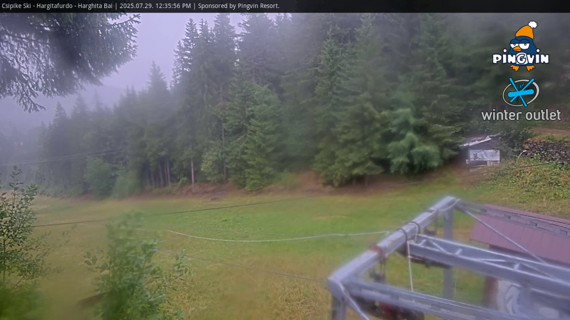 Harghita Băi, Hargitafurdo Ski Slope & Charlift Live Cam - Miercurea Ciuc, Harghita, Romania