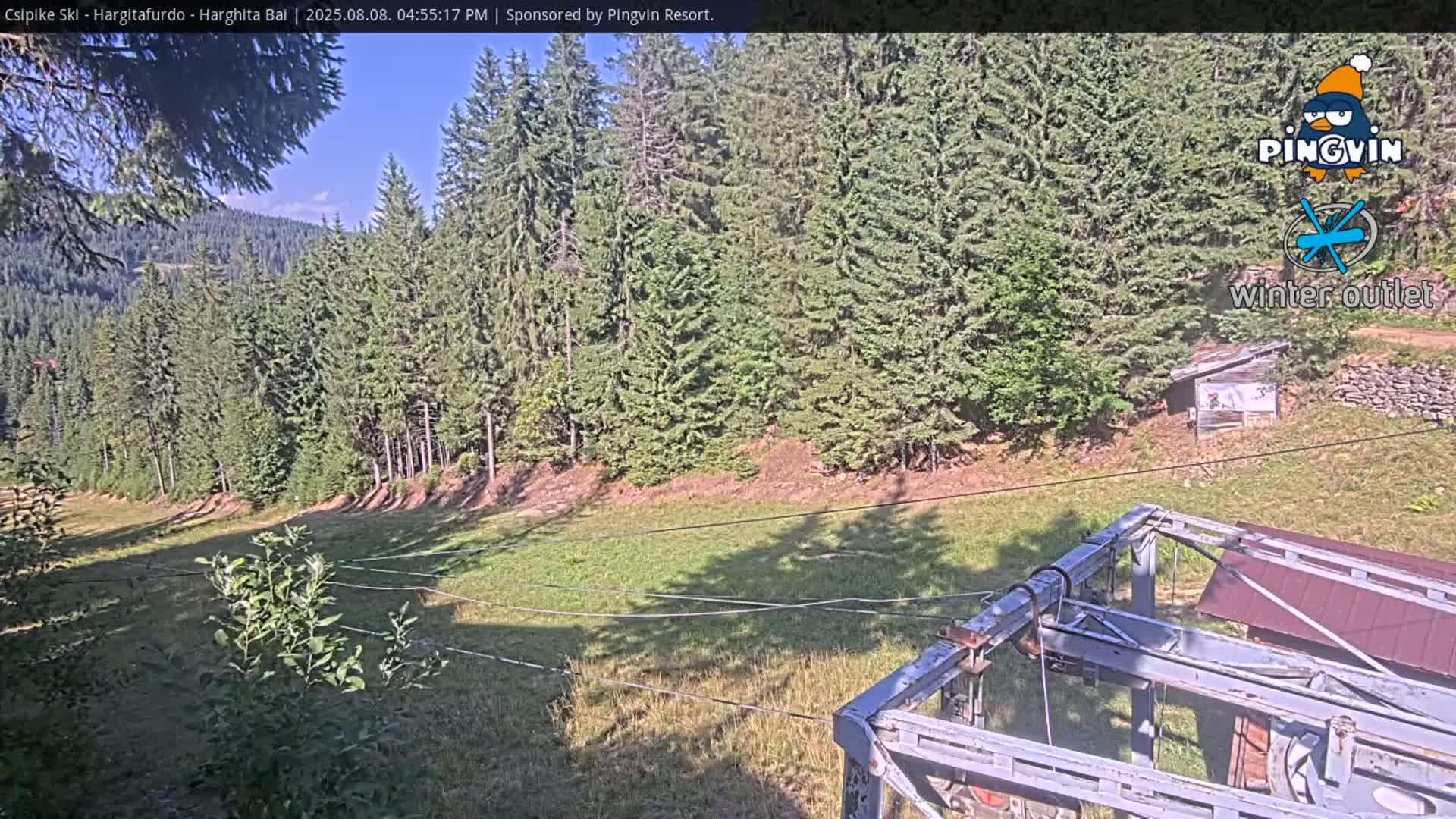 Harghita Băi, Hargitafurdo Ski Slope & Charlift Live Cam - Miercurea Ciuc, Harghita, Romania