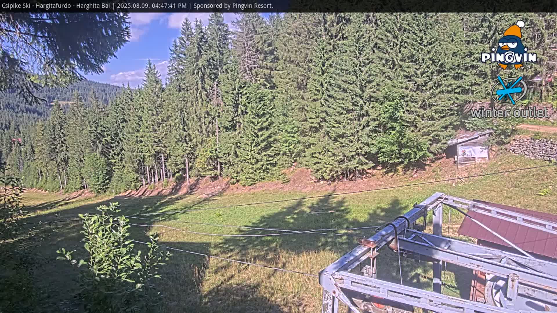 Harghita Băi, Hargitafurdo Ski Slope & Charlift Live Cam - Miercurea Ciuc, Harghita, Romania