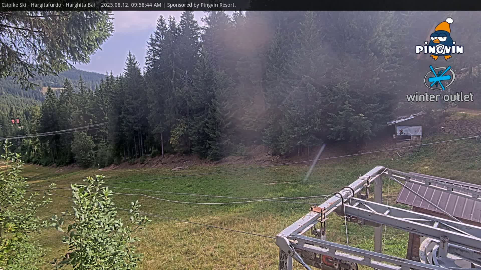 Harghita Băi, Hargitafurdo Ski Slope & Charlift Live Cam - Miercurea Ciuc, Harghita, Romania