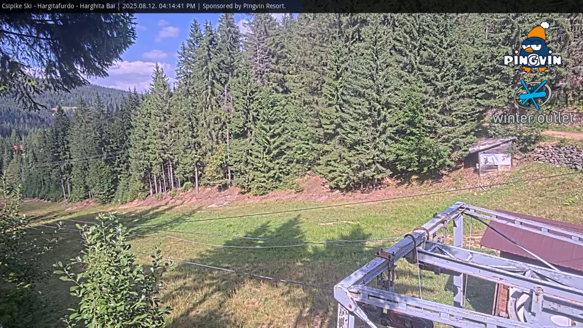 Harghita Băi, Hargitafurdo Ski Slope & Charlift Live Cam - Miercurea Ciuc, Harghita, Romania