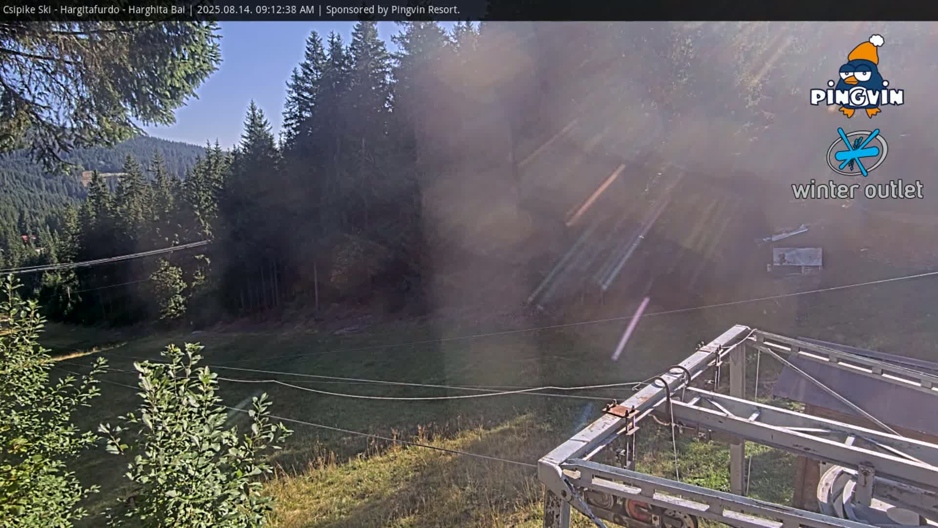 Harghita Băi, Hargitafurdo Ski Slope & Charlift Live Cam - Miercurea Ciuc, Harghita, Romania