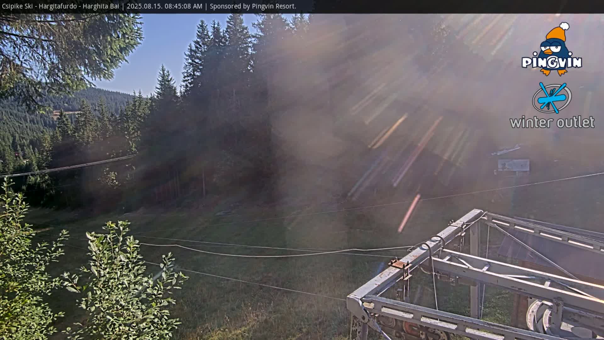 Harghita Băi, Hargitafurdo Ski Slope & Charlift Live Cam - Miercurea Ciuc, Harghita, Romania