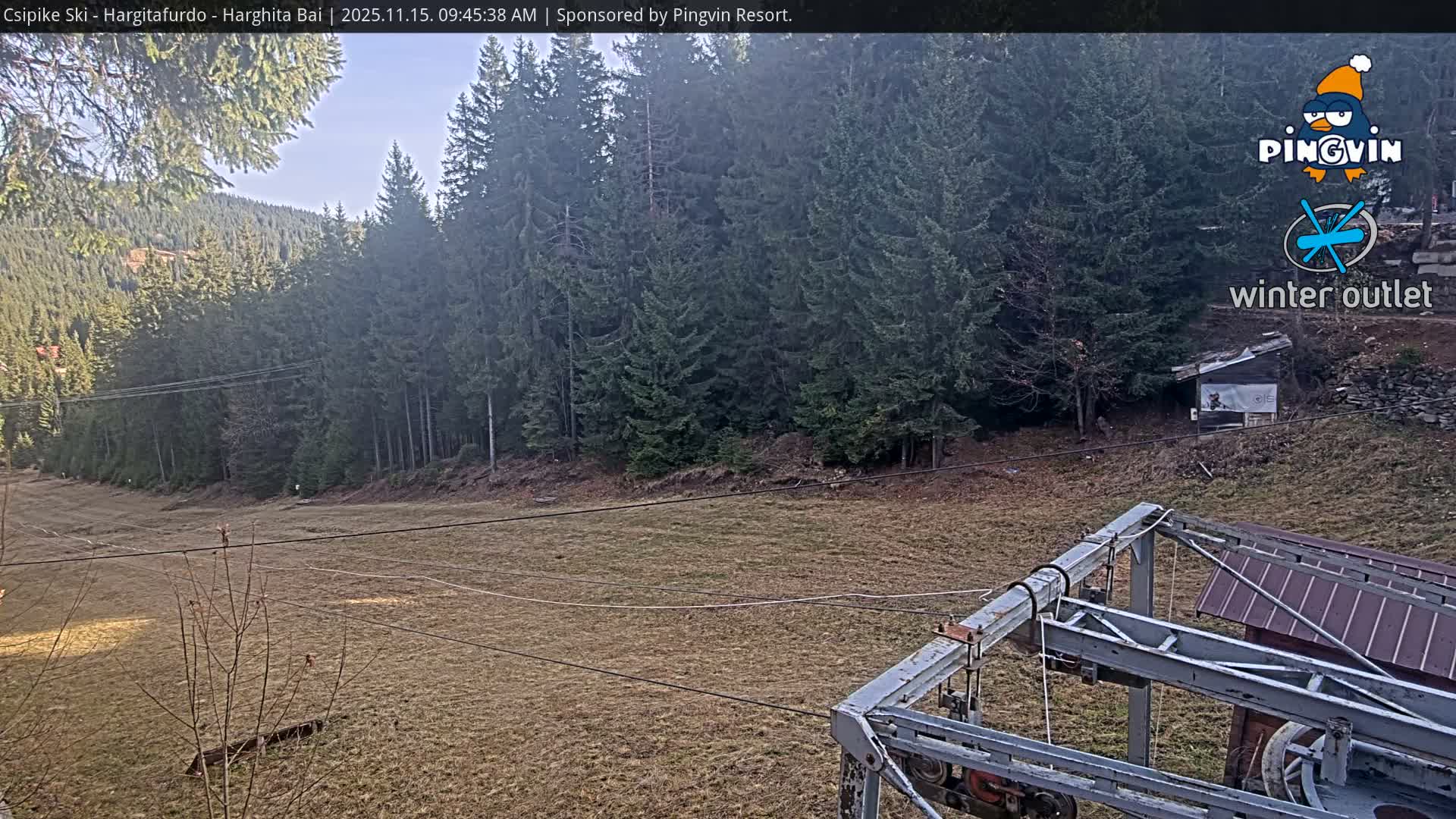 Harghita Băi, Hargitafurdo Ski Slope & Charlift Live Cam - Miercurea Ciuc, Harghita, Romania
