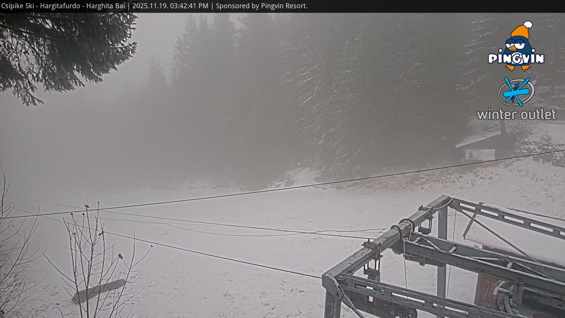 Harghita Băi, Hargitafurdo Ski Slope & Charlift Live Cam - Miercurea Ciuc, Harghita, Romania
